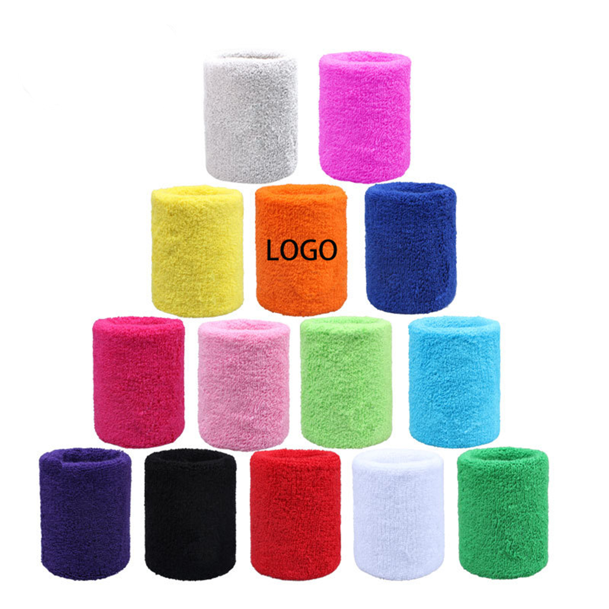 Moisture Wicking Athletic Cotton Terry Cloth Sweatband