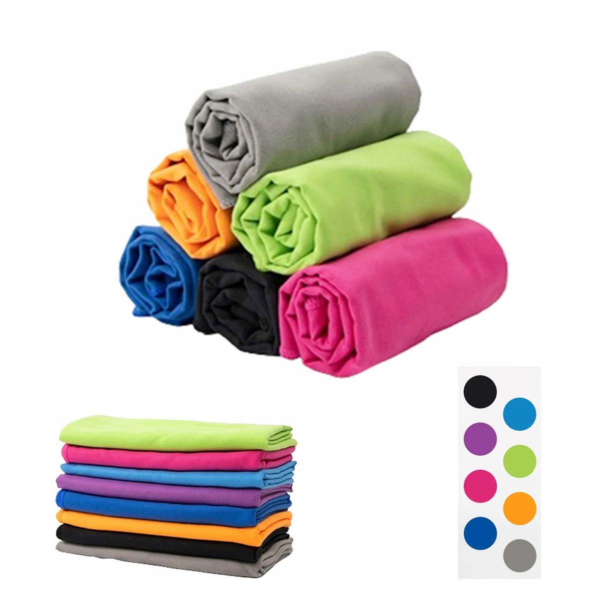 Sports Sweat Wiping Towel Absorbent Quick-Drying Beach Towel 18