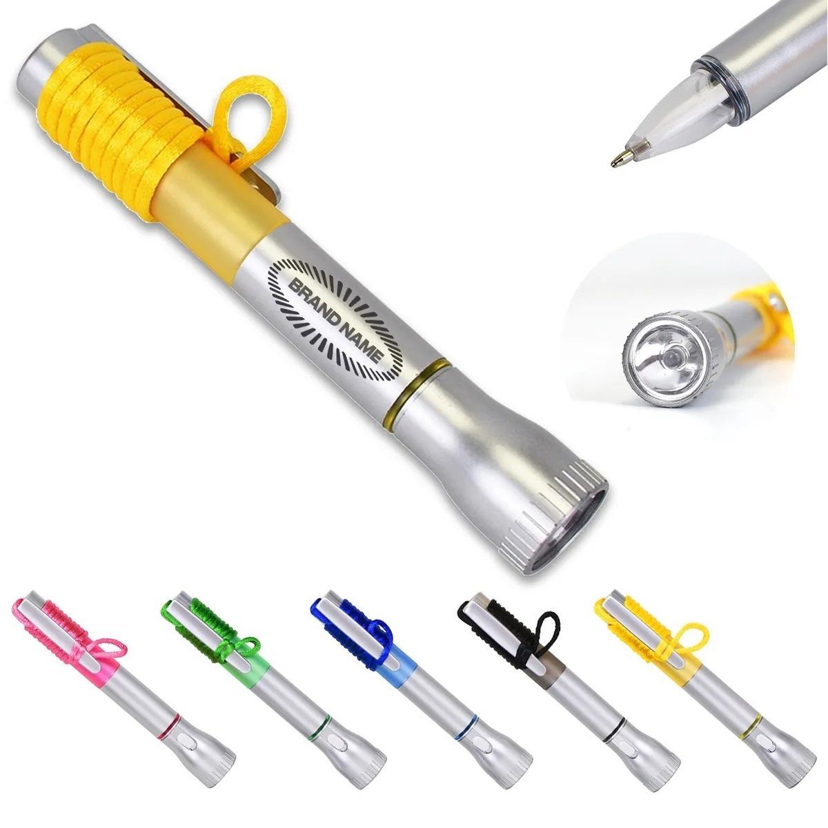 2 in 1 Necklace Flashlight & Pen