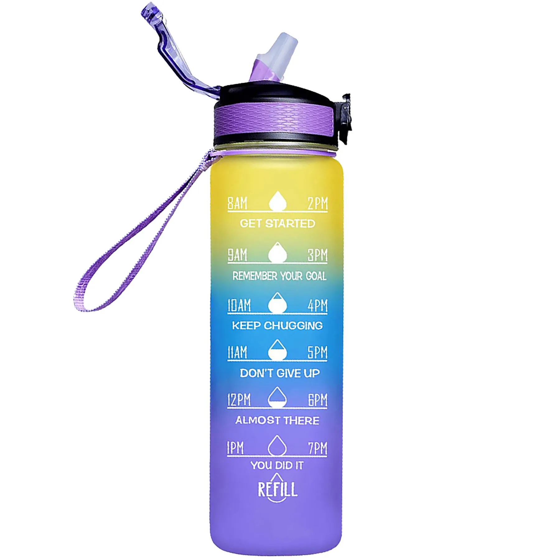 Sports Water Bottle with Time Marker 31