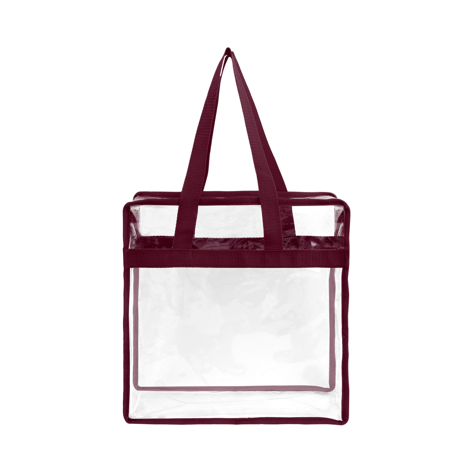 Stadium Approved Clear Zipper Tote Bag 39