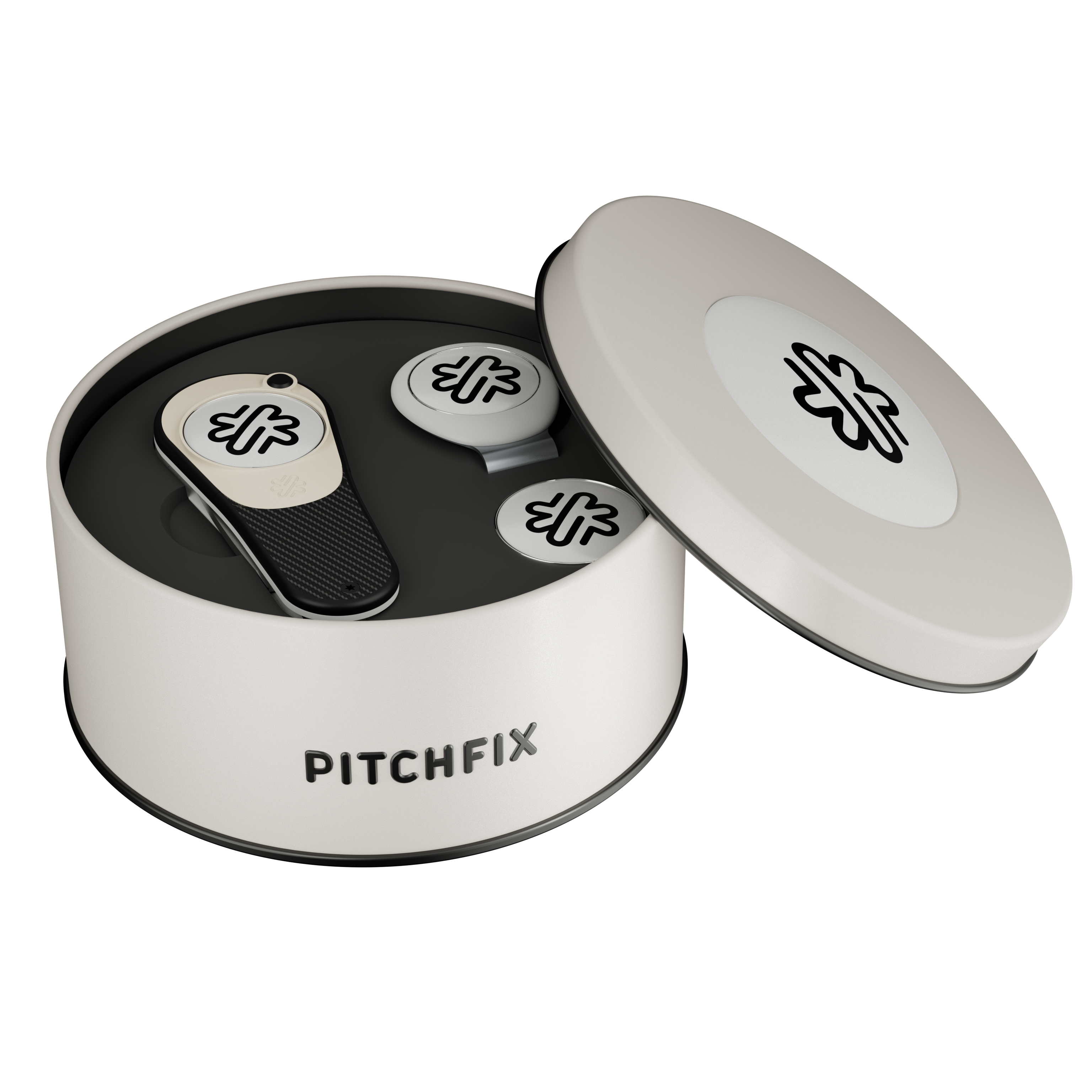 Pitchfix Ultima Golf Divot Tool in Round Tin 14