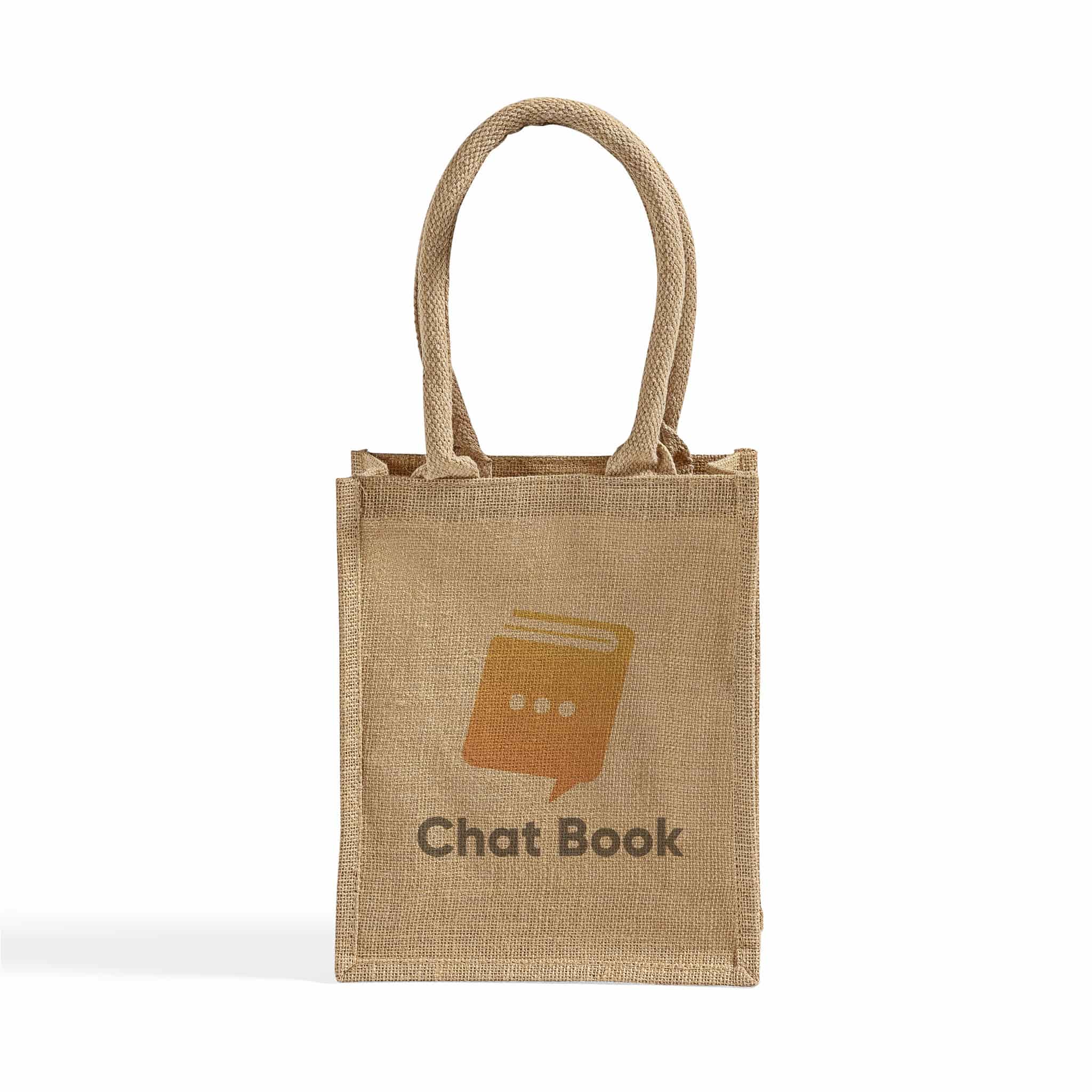 Book Jute Burlap Bag