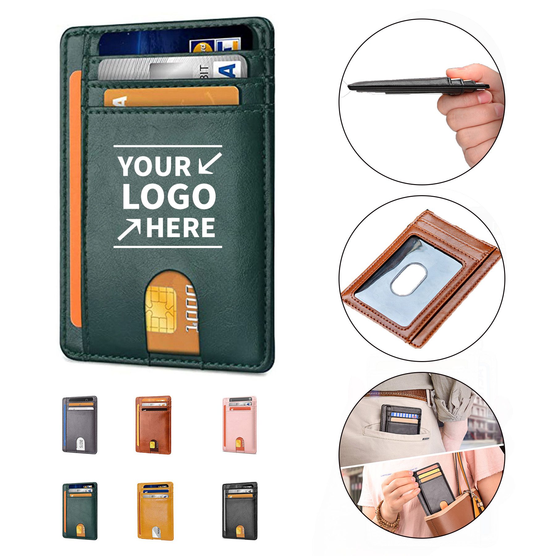 Slim RFID Blocking Wallets