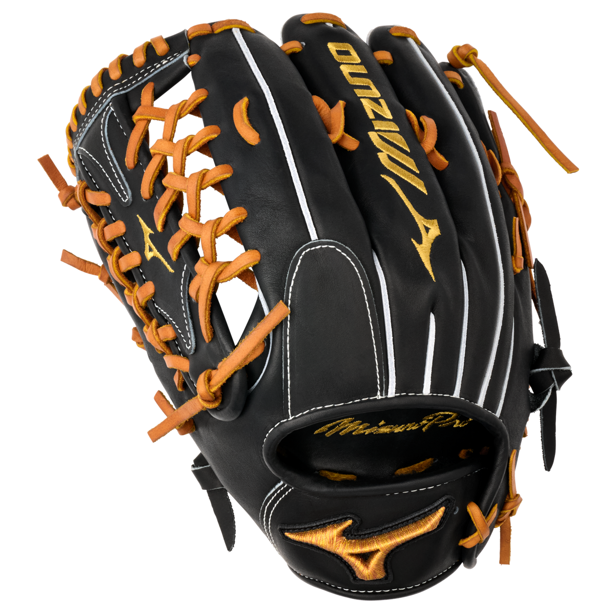 GMP-7100D Mizuno Pro, Premium Outfielder Baseball Glove, 12.75", Deep Pocket, Shock Absorber 16 Web 4