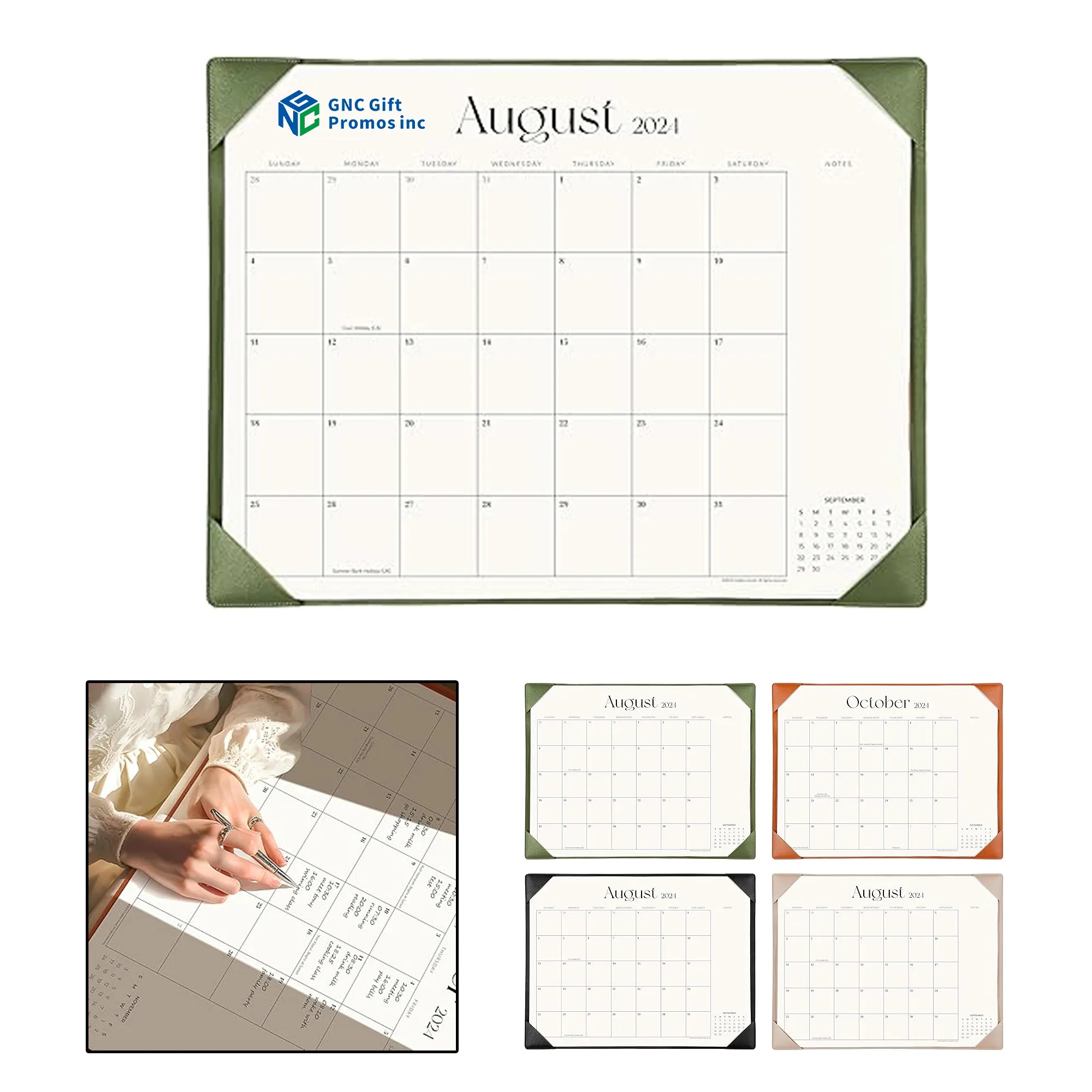 Desk Blotter Calendar 2024-2025 for Home School and Office 2
