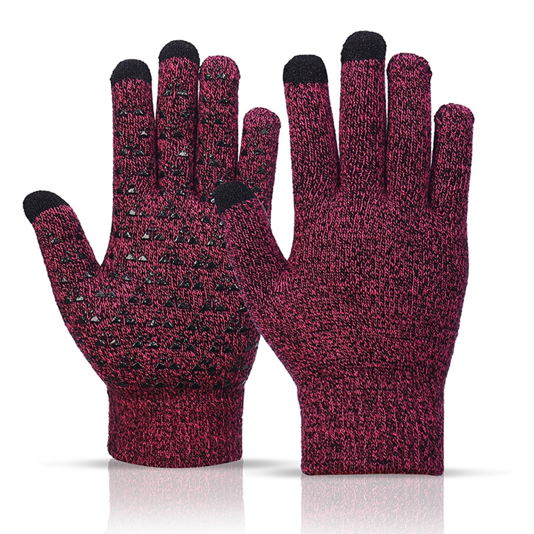 Winter Knit Touchscreen Gloves 11