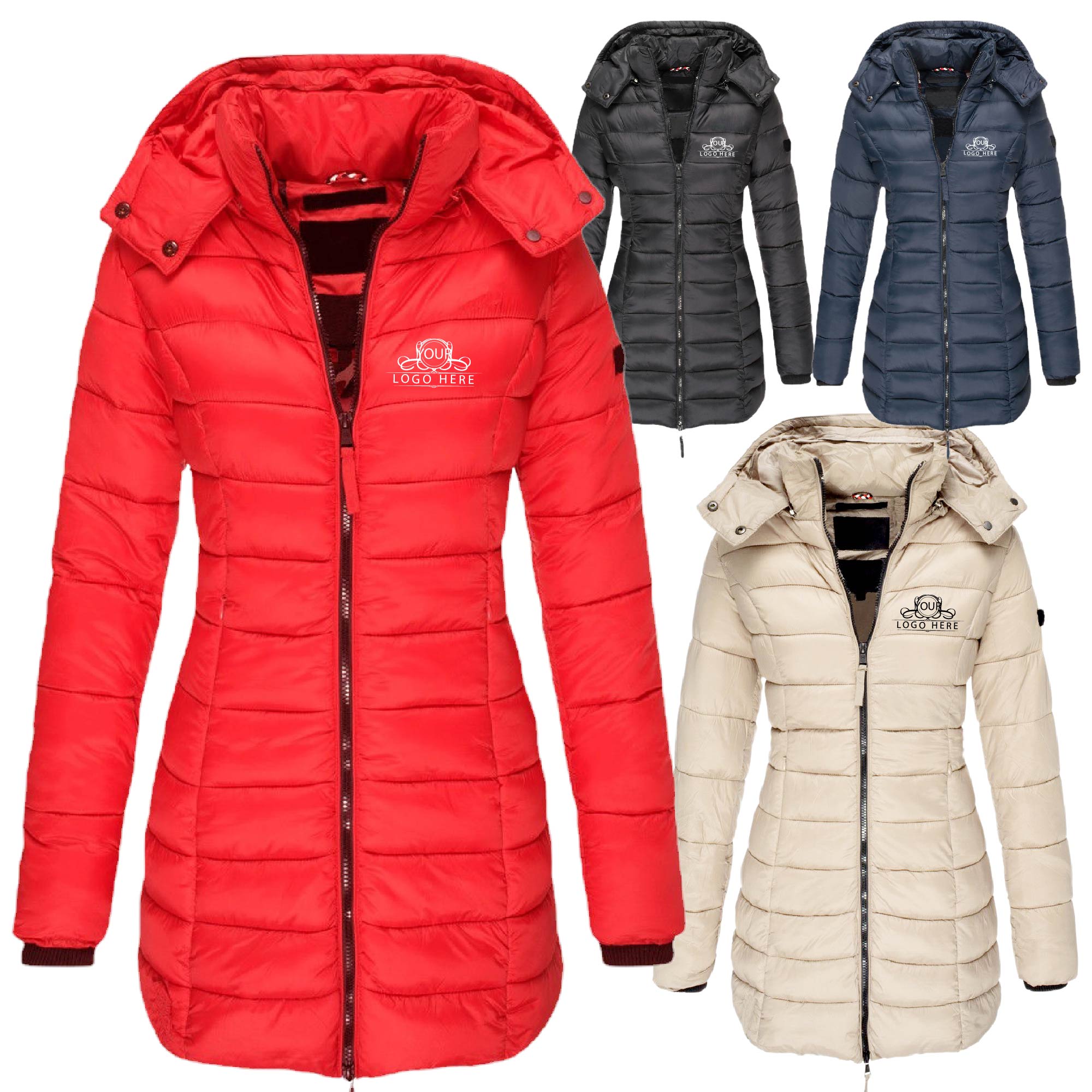 Lightweight Hooded Puffer Jacket