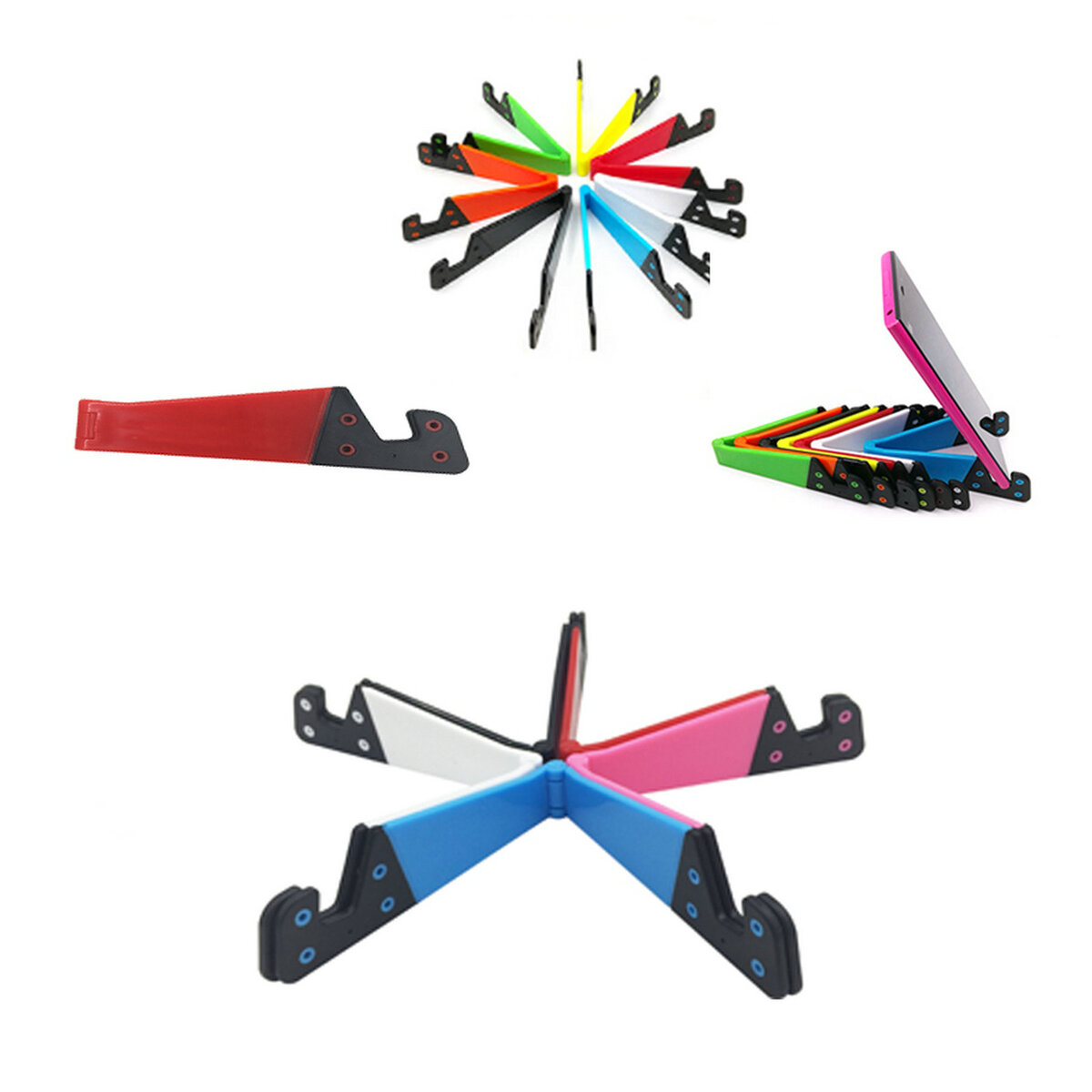 Foldable V Model Mobile Phone Holder