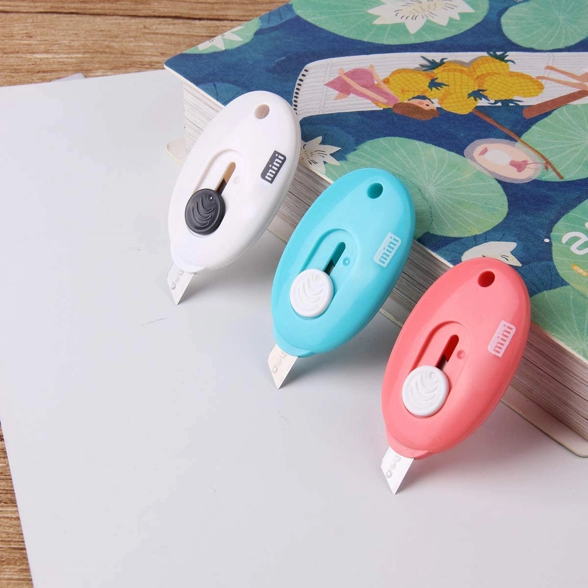 Mini Box Letter Opener With Keychain