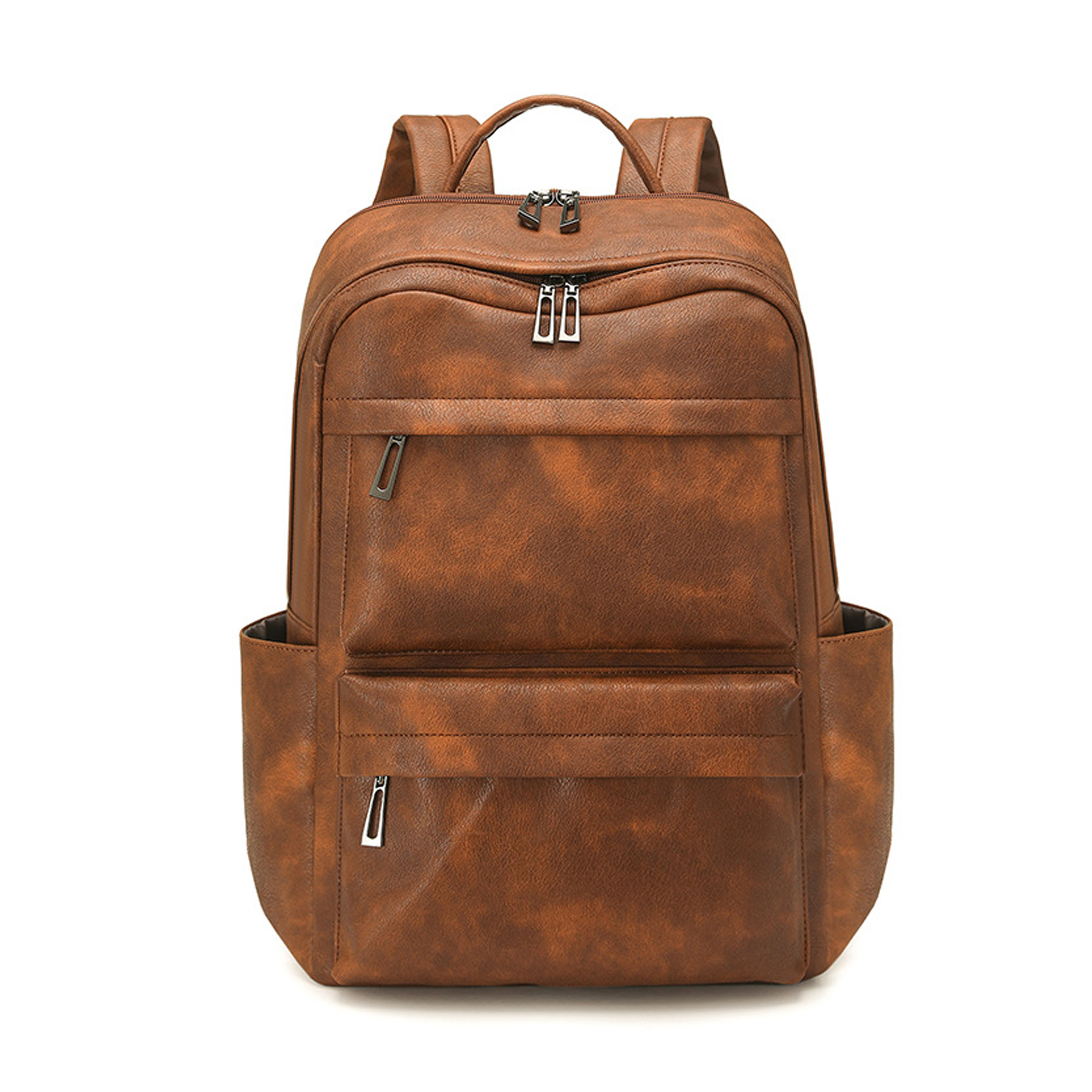 Minimalist Vegan Leather Travel Laptop Backpack 6