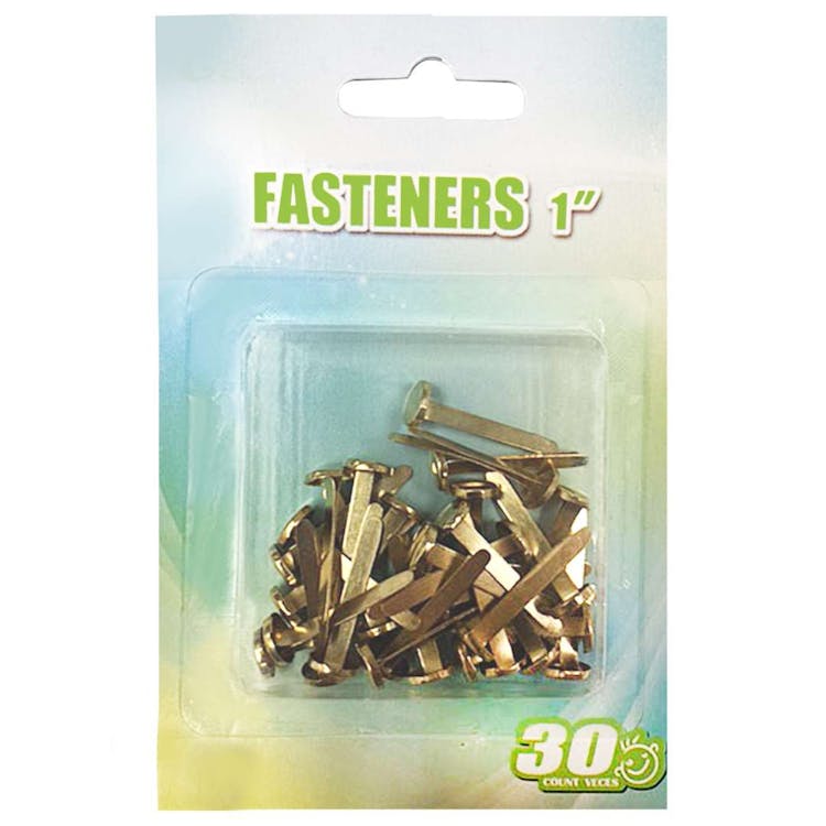 1" Metal Fasteners - Gold 30 Count 3