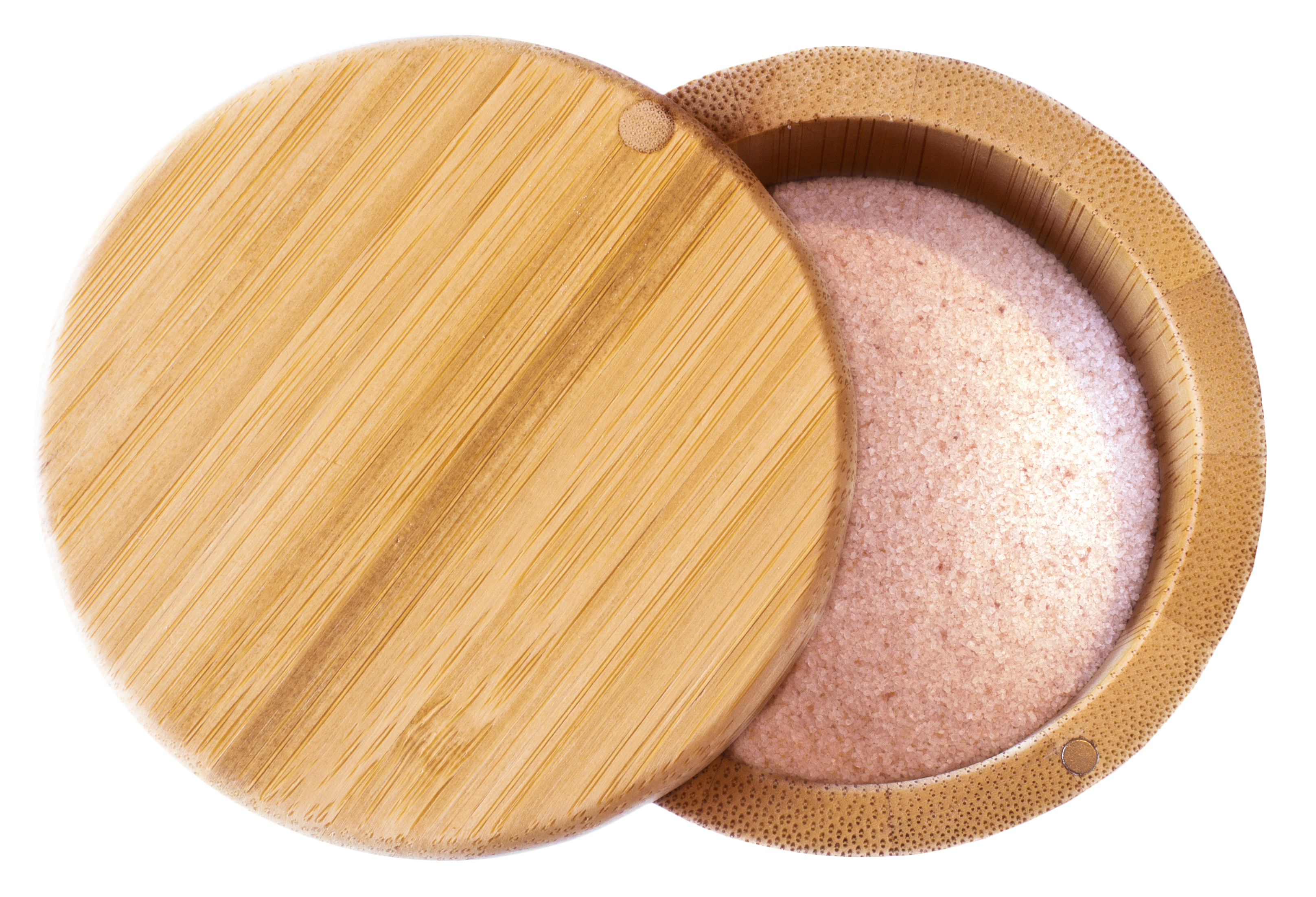 Round Salt Box with Magnetic Swivel Lid 26
