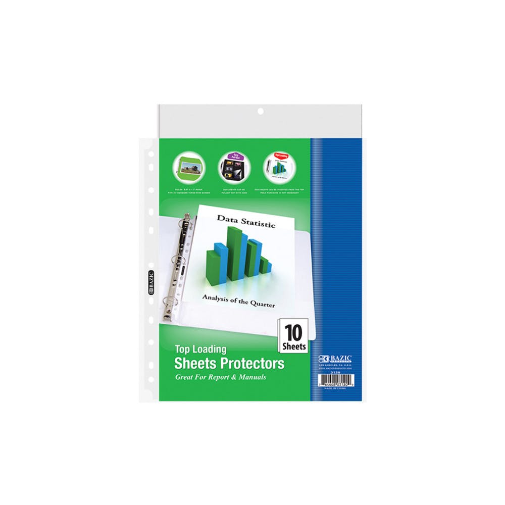 Top Loading Sheet Protectors - 10 Pack 2