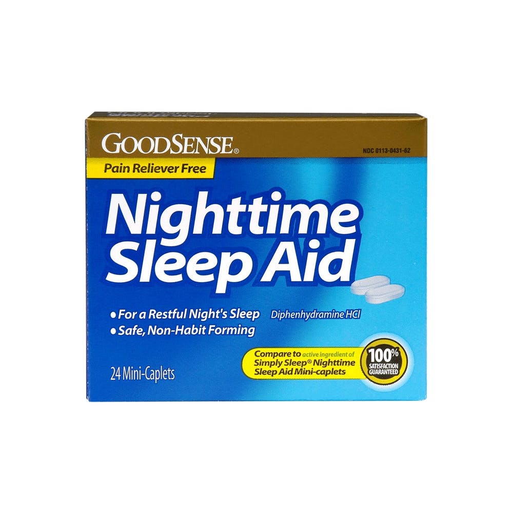 Nighttime Sleep Aid Caplets - 24 Pack 3