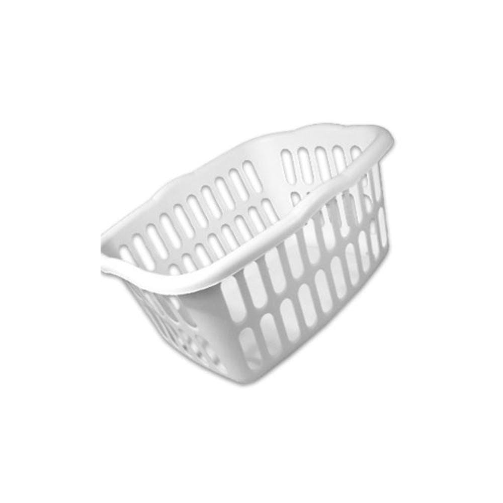 Laundry Baskets - White Poly Rectangular 3