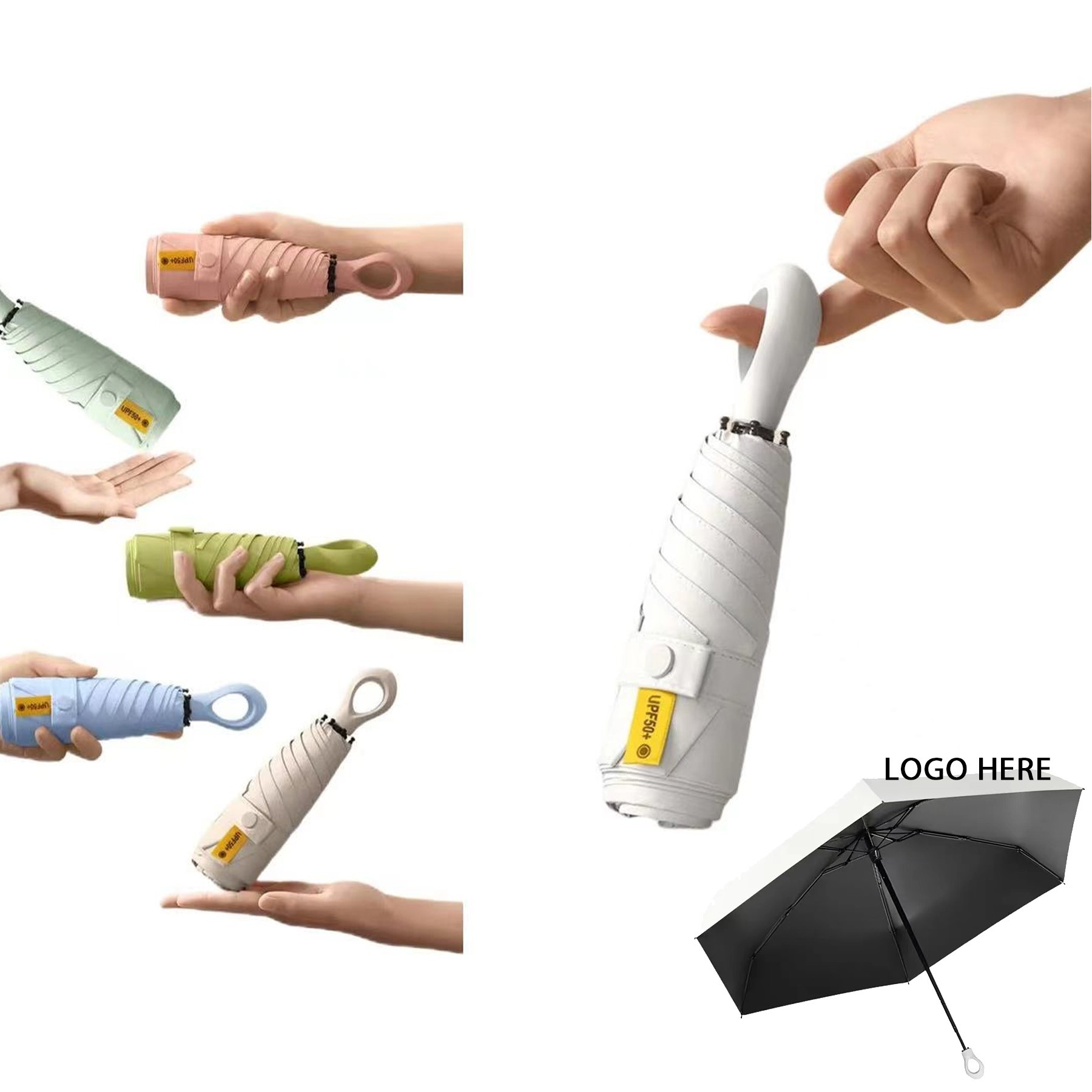 Mini Sunscreen Folding Umbrella