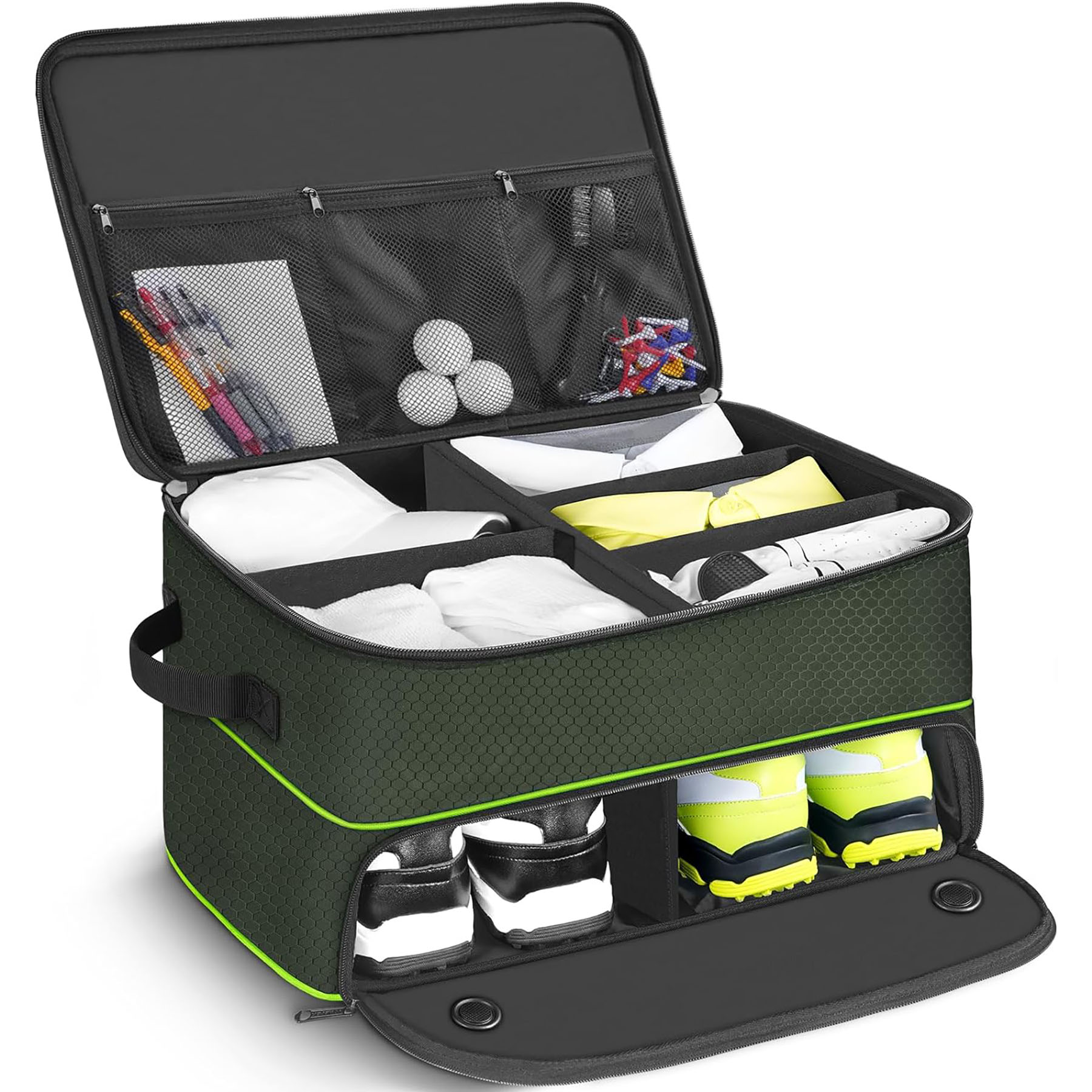 2 Layers Golf Trunk Organizer 4