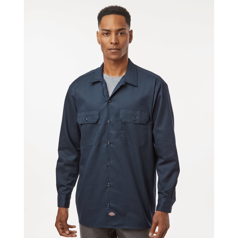 Dickies Men's Tall Long Sleeve Work Shirt - 5574T