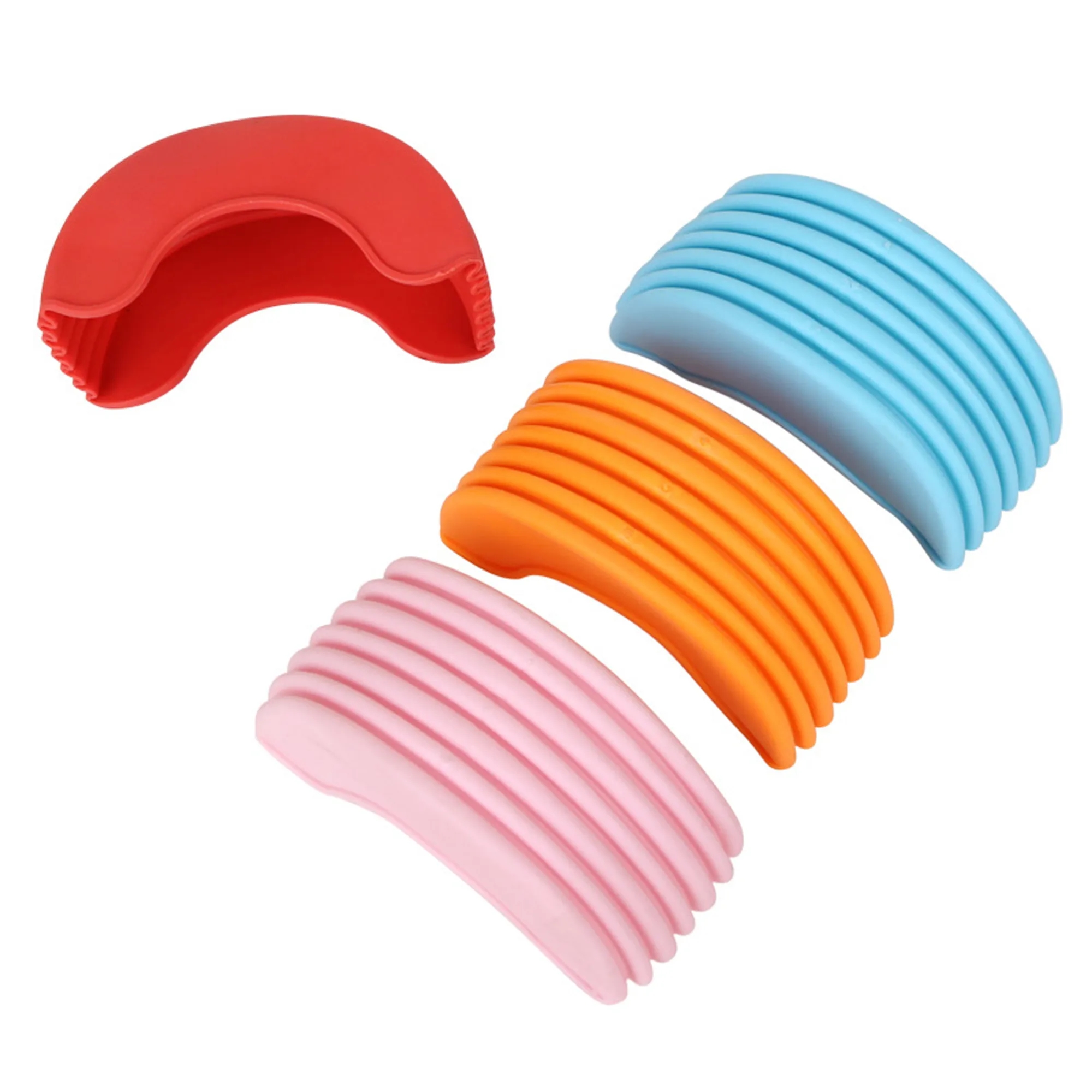 MOQ 50 PCS Retractable Silicone Burger Holder 8