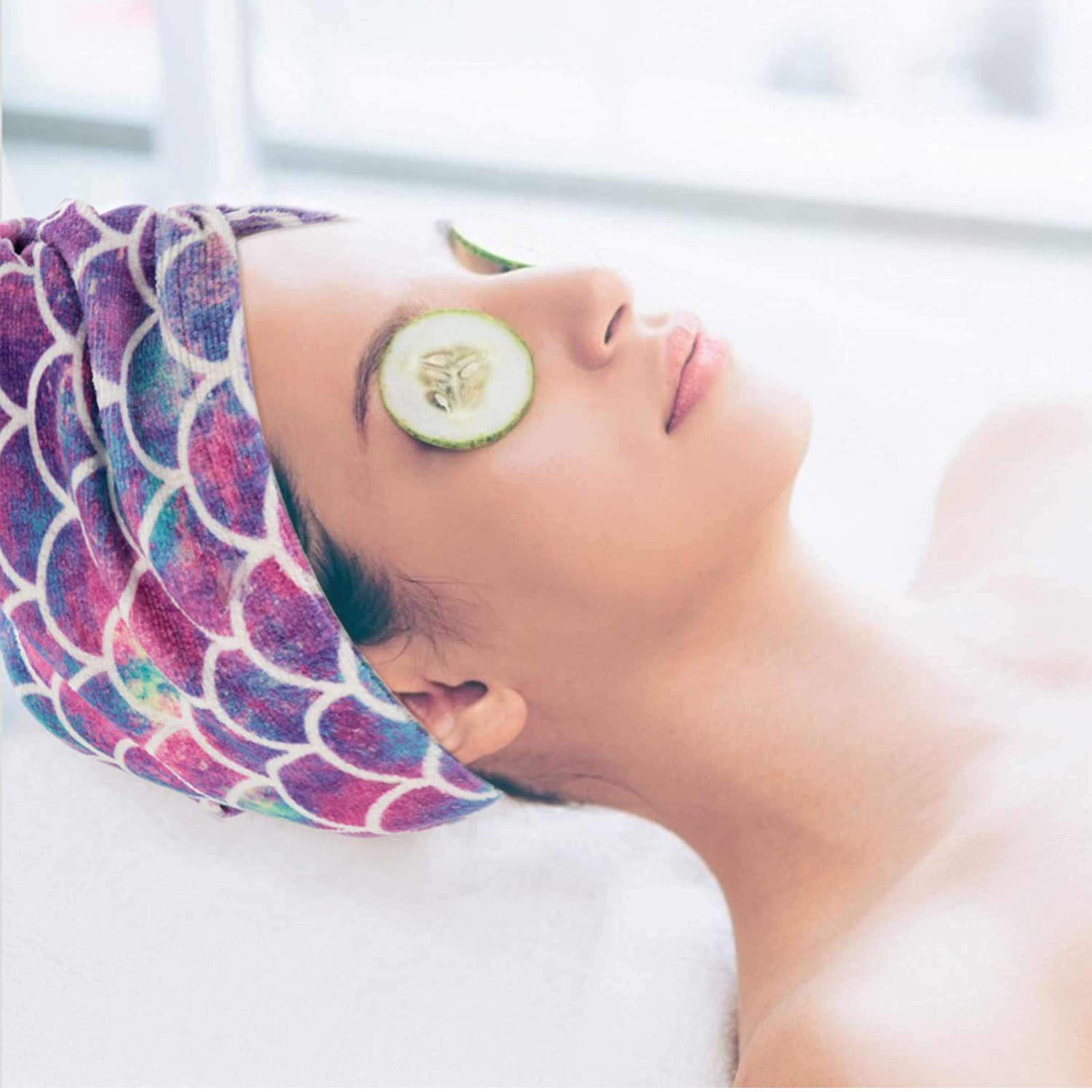 High-Quality Microfiber Material Soft Mermaid-Style Hair Wrap For Quick Drying 8