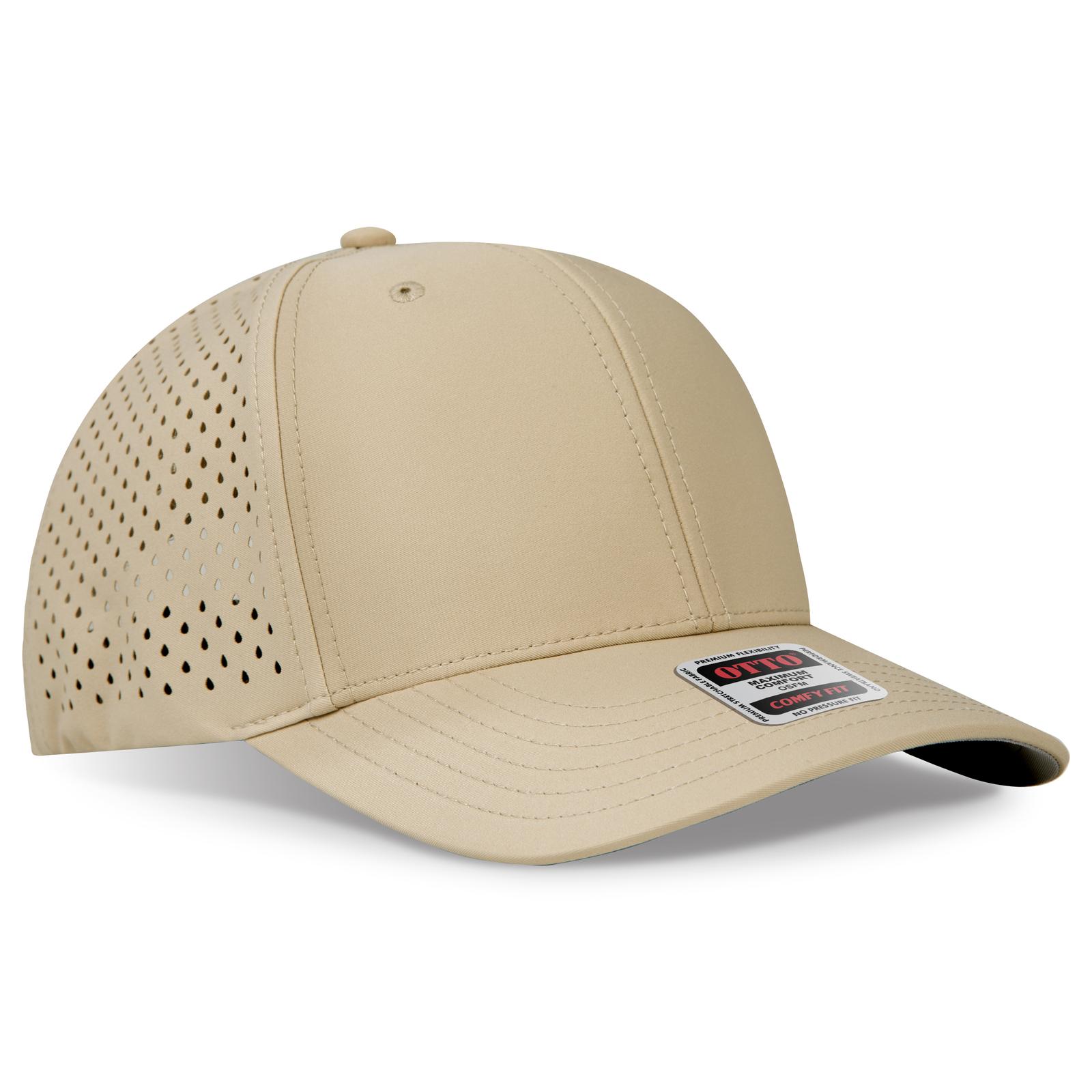 OTTO CAP® OTTO COMFY FIT® 6 Panel Mid Profile Perforated Baseball Cap 7