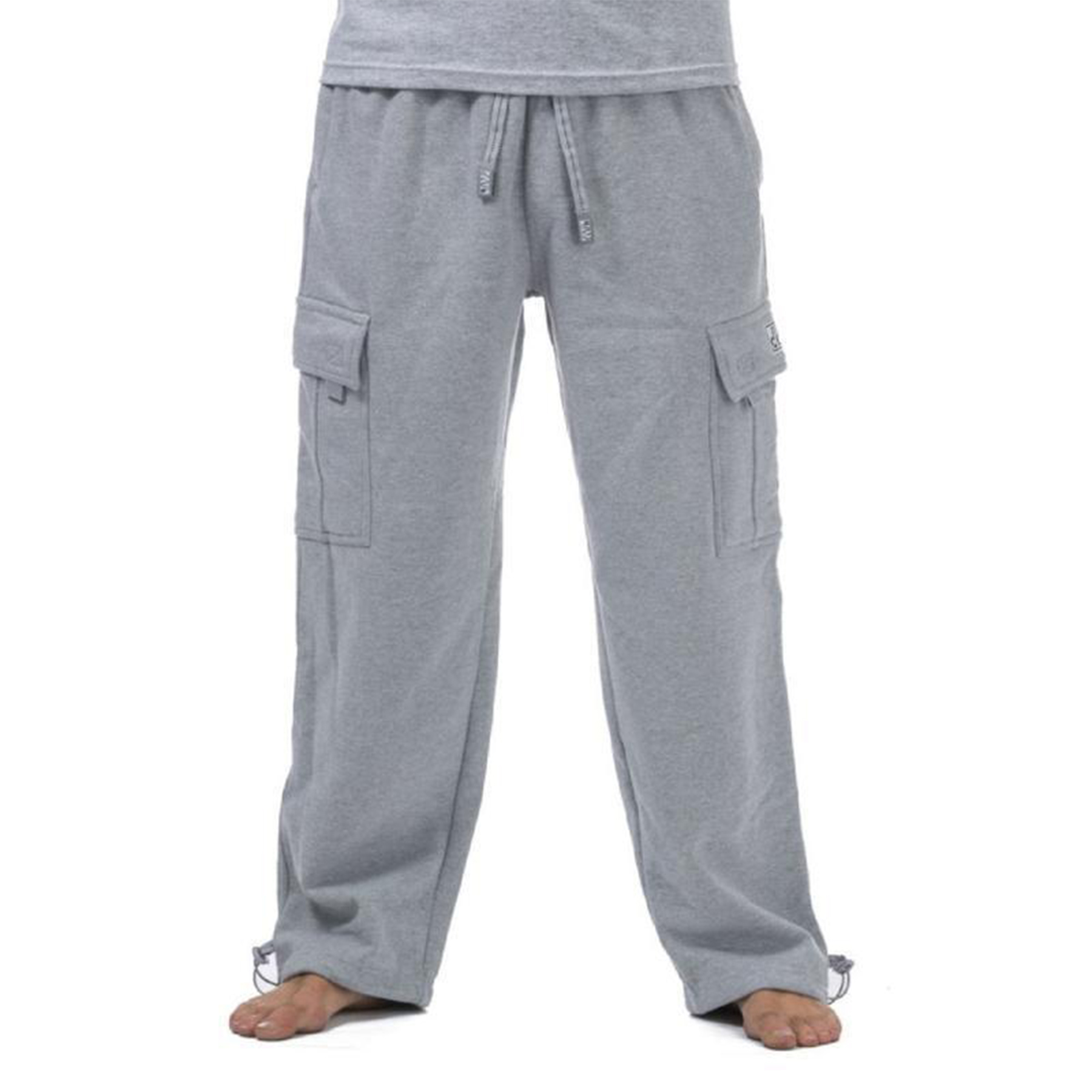 Men Heavyweight Fleece Cargo Pants 26