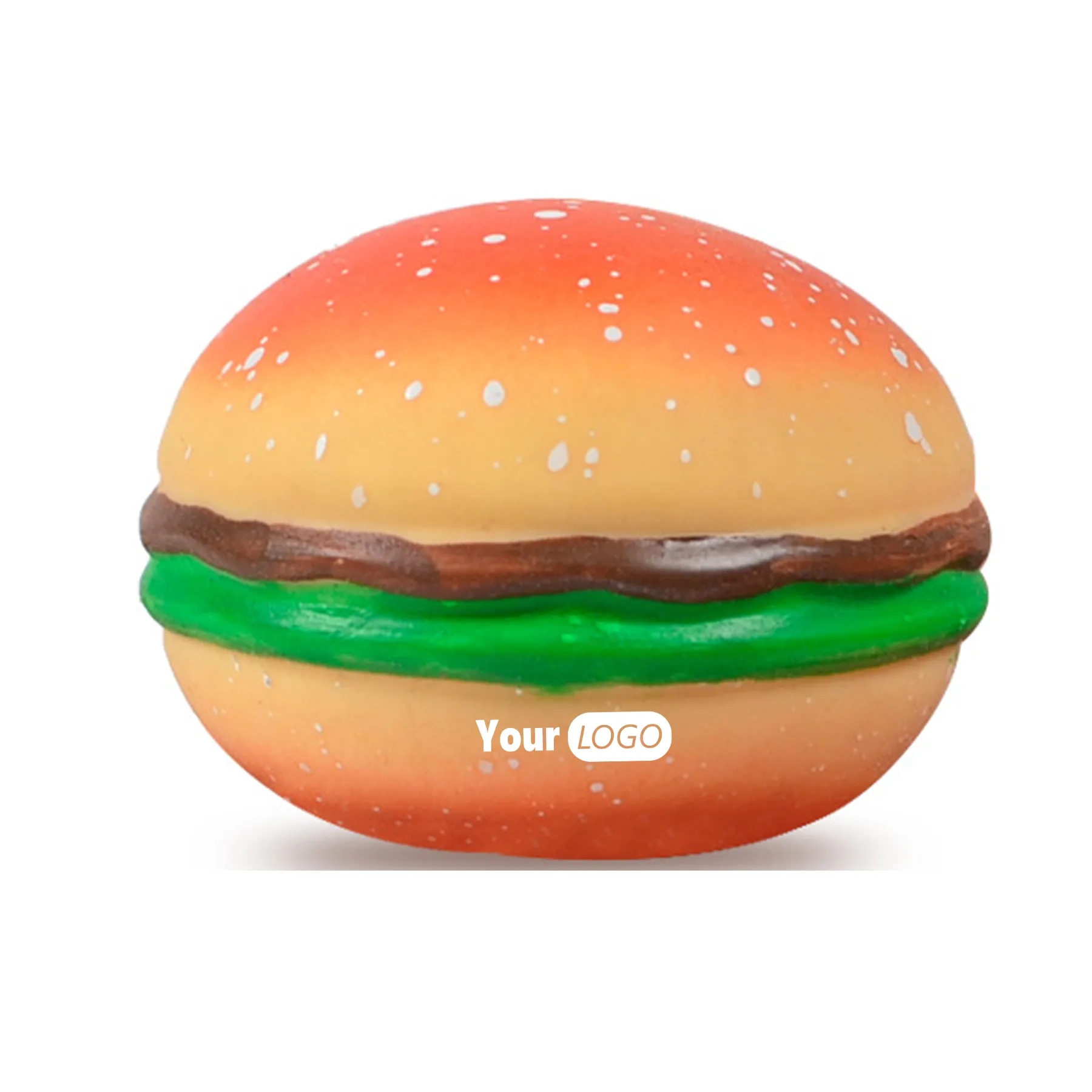 Plastic Simulated Hamburger Educational Toy Soft Pinch Fun 8