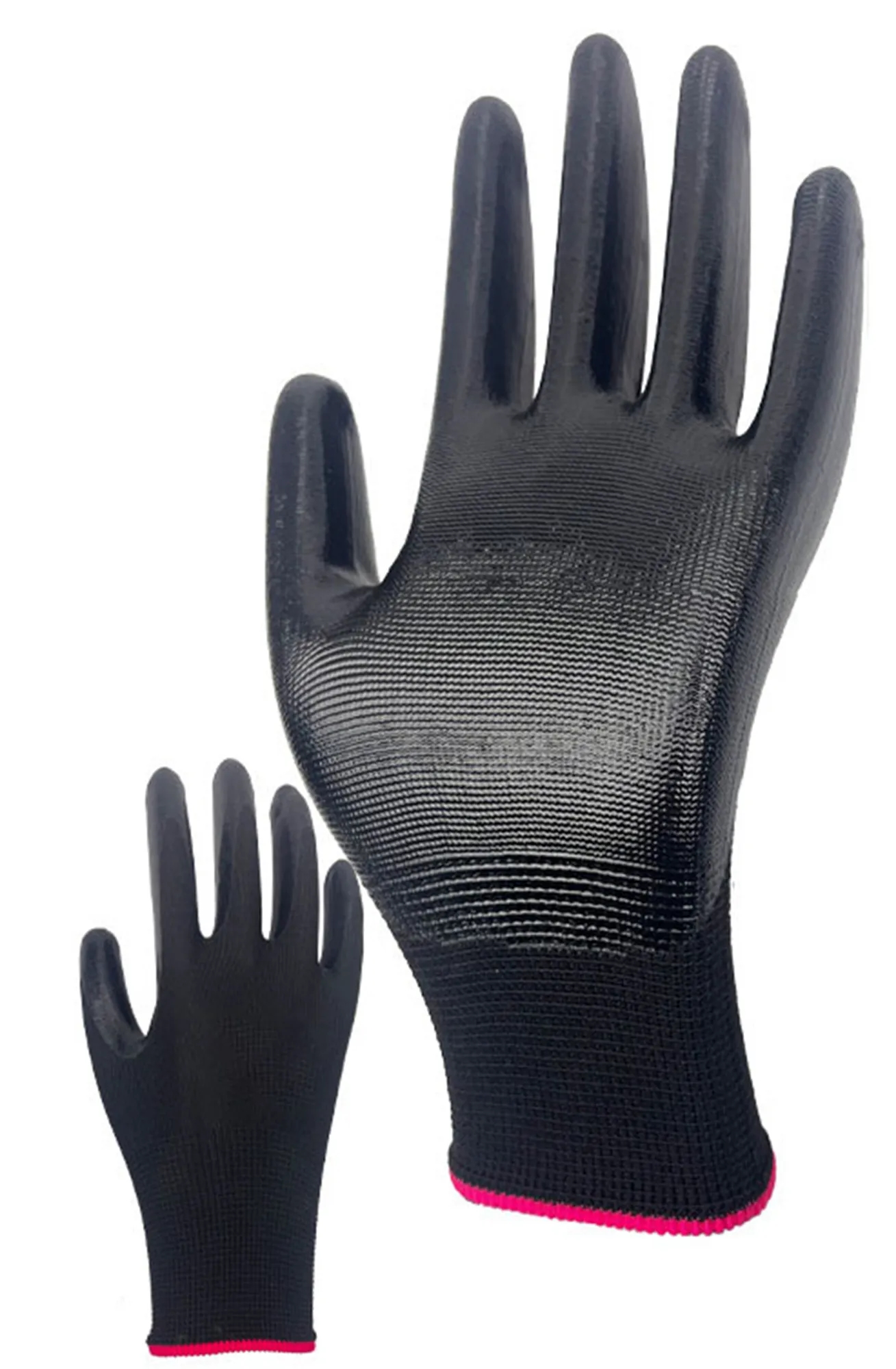 Rubber Coated Knit Nylon Working Gloves 15