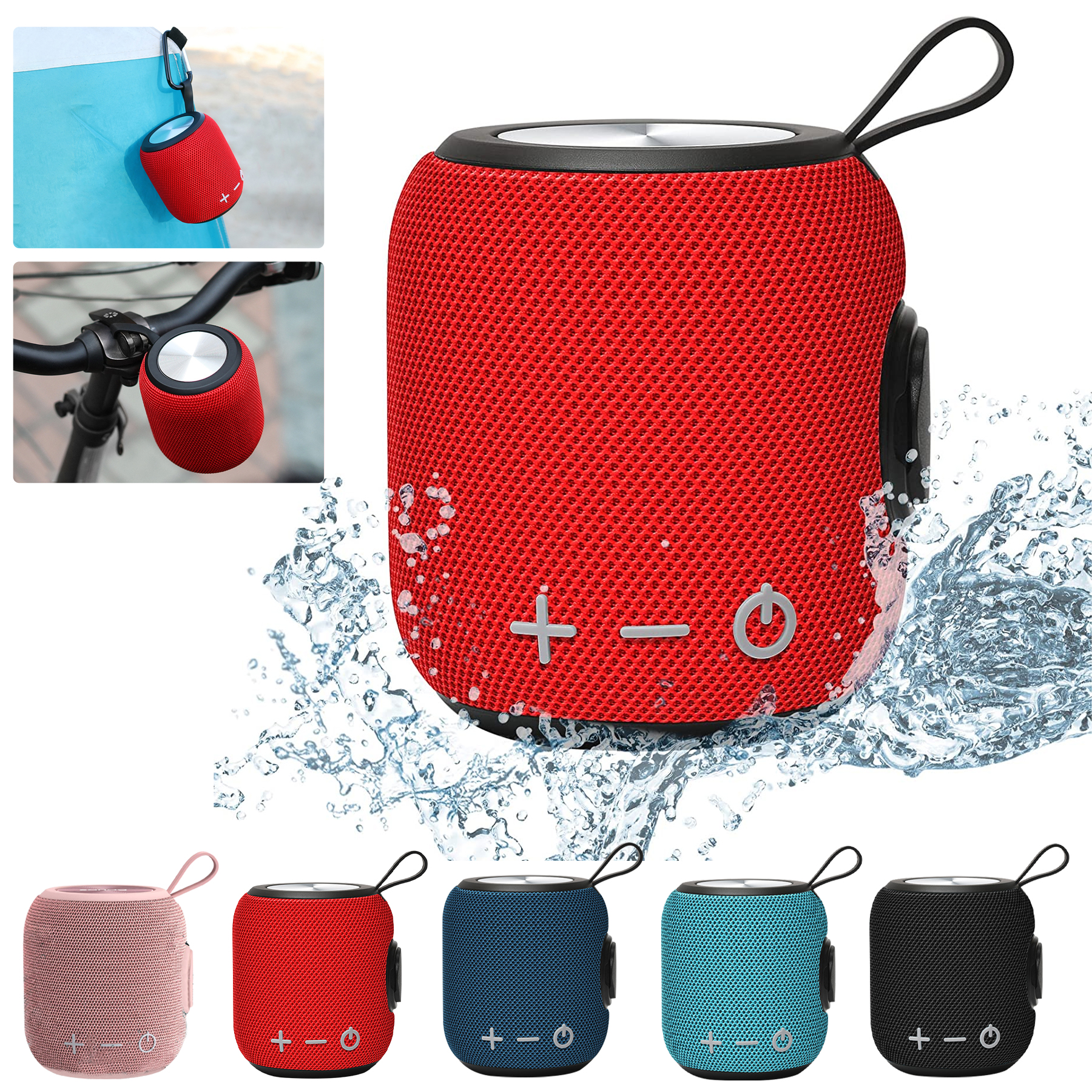 Waterproof Portable Bluetooth Speaker 5