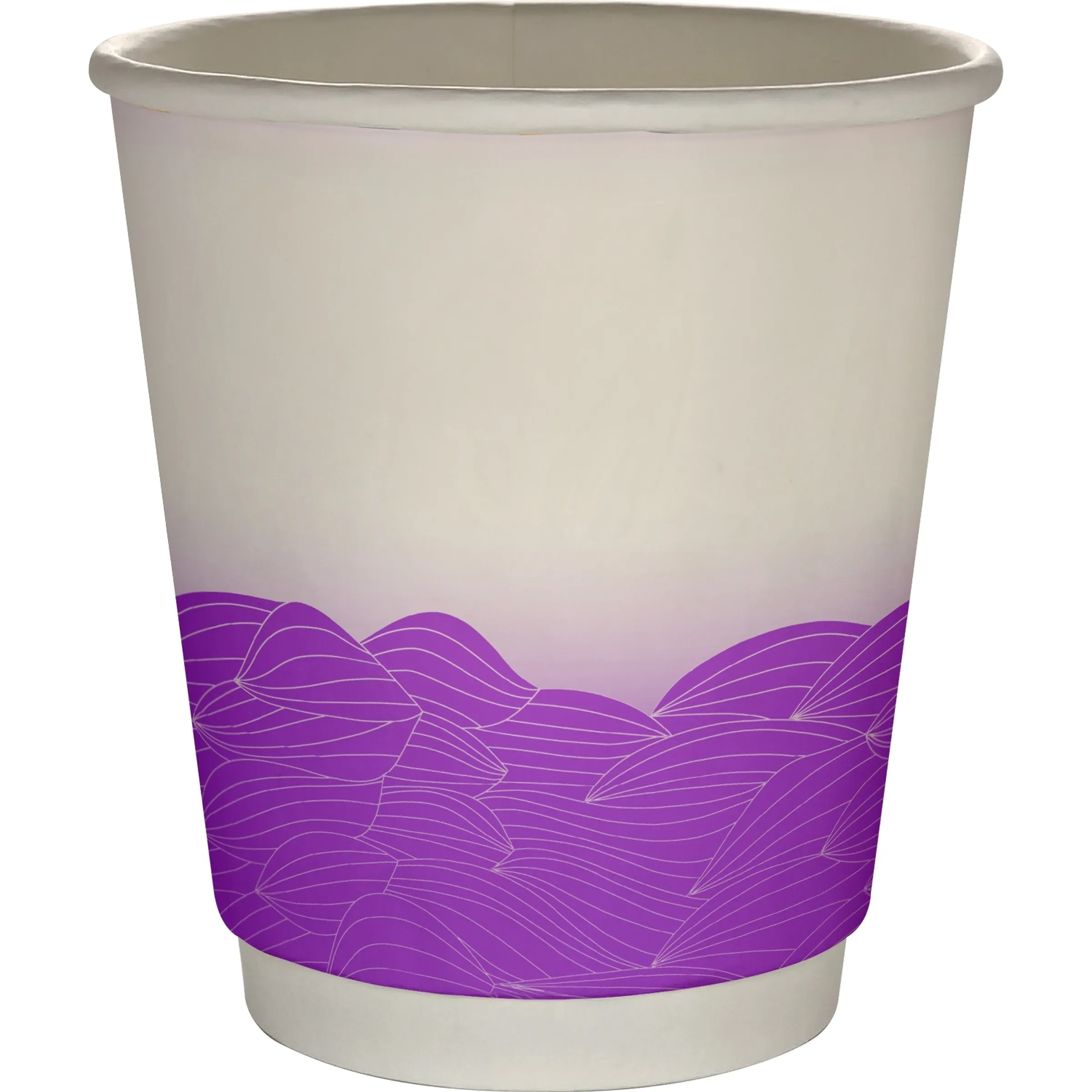 10 oz Full Color Turbulent Waves Insulated Paper Cup 3