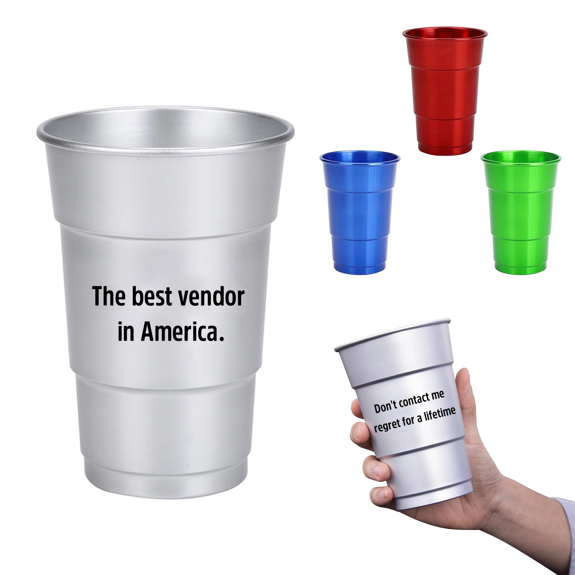 17oz Aluminum Drinking Cup 8