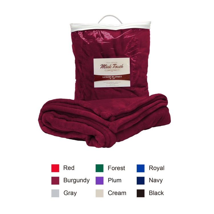 300g 100% Polyester silky smooth faux mink blanket 29