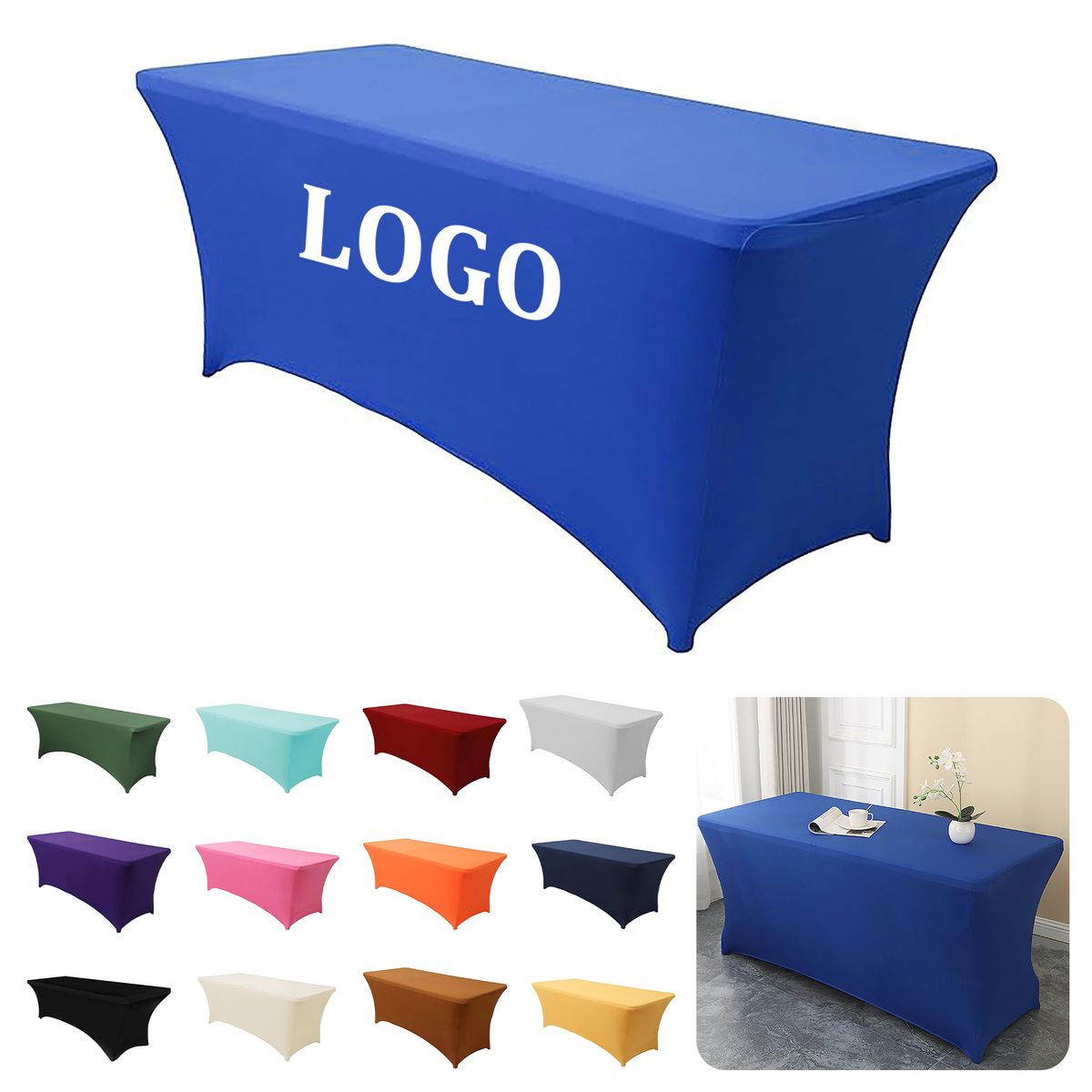 6FT Stretch Spandex Table Cover