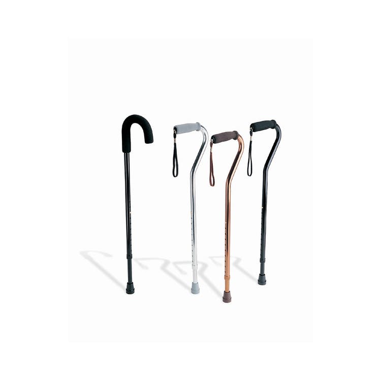 Adjustable Aluminum Cane - Black 250 lb. 2