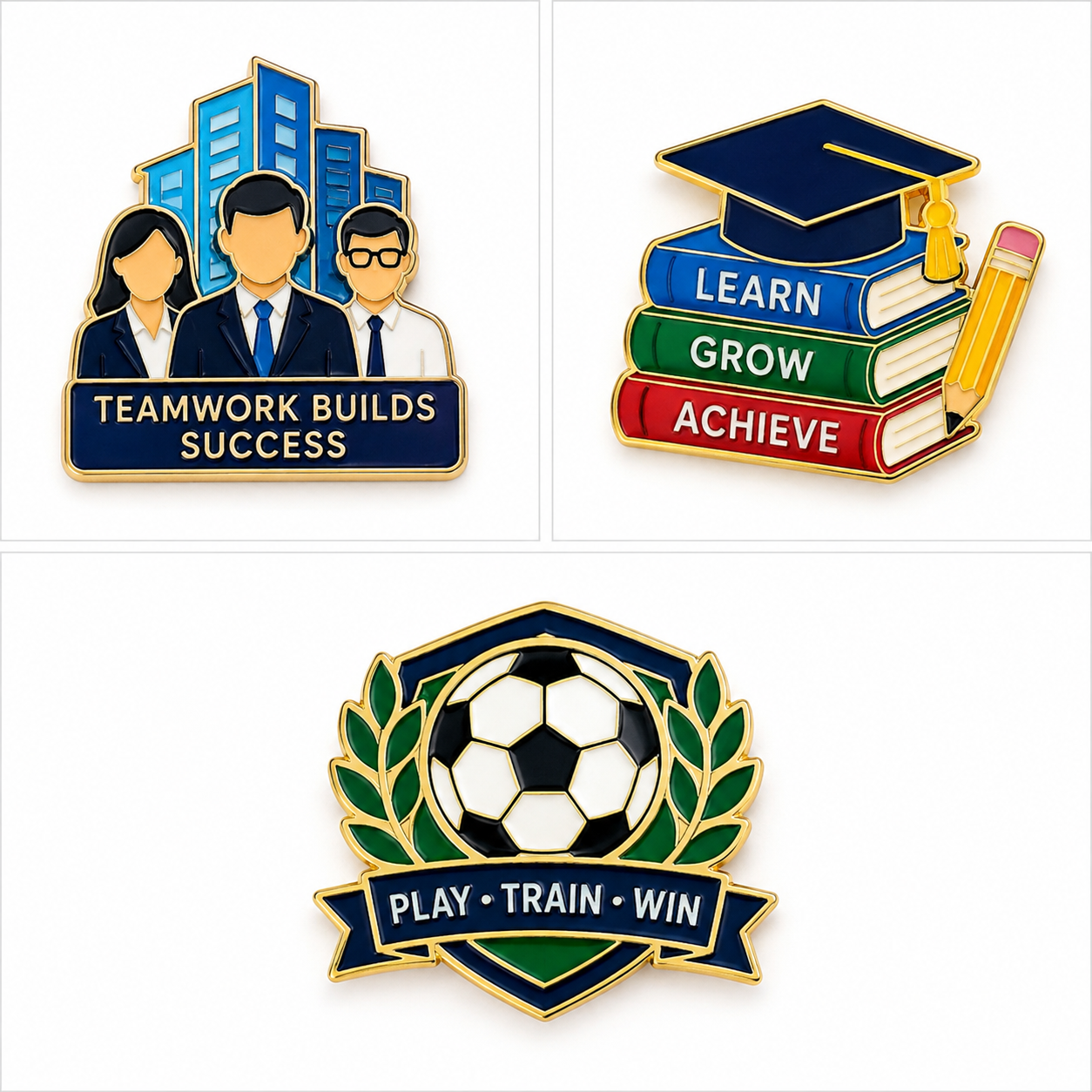 Soft Enamel Full Color Lapel Pin 5