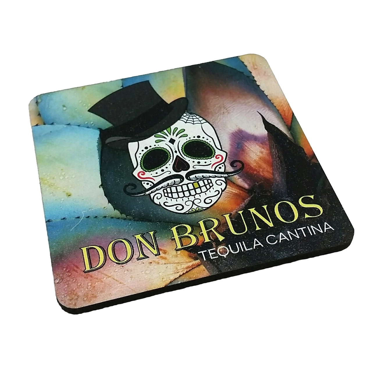 Ultra Vivid Recycled Wood Coaster 11