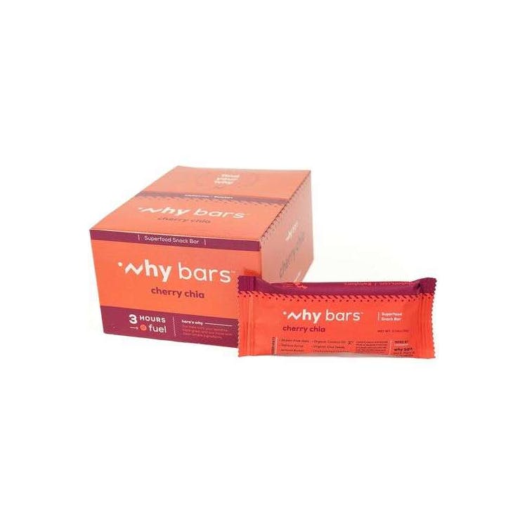 Why Bars Superfood Protein Snack Bars - 24 Pack Cherry Chia 3