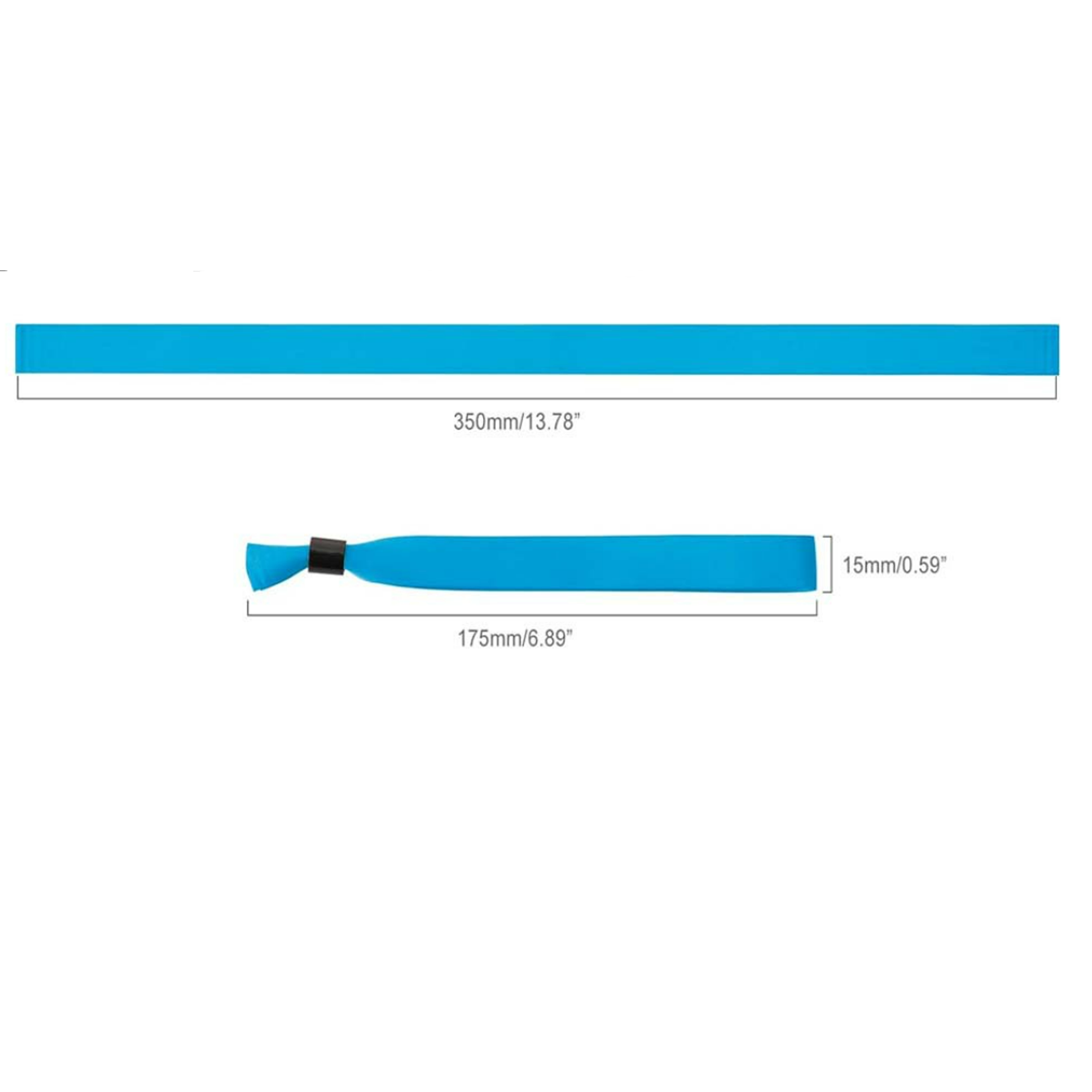 Custom Sublimated Woven Wristbands for Events with Lock Bead 7