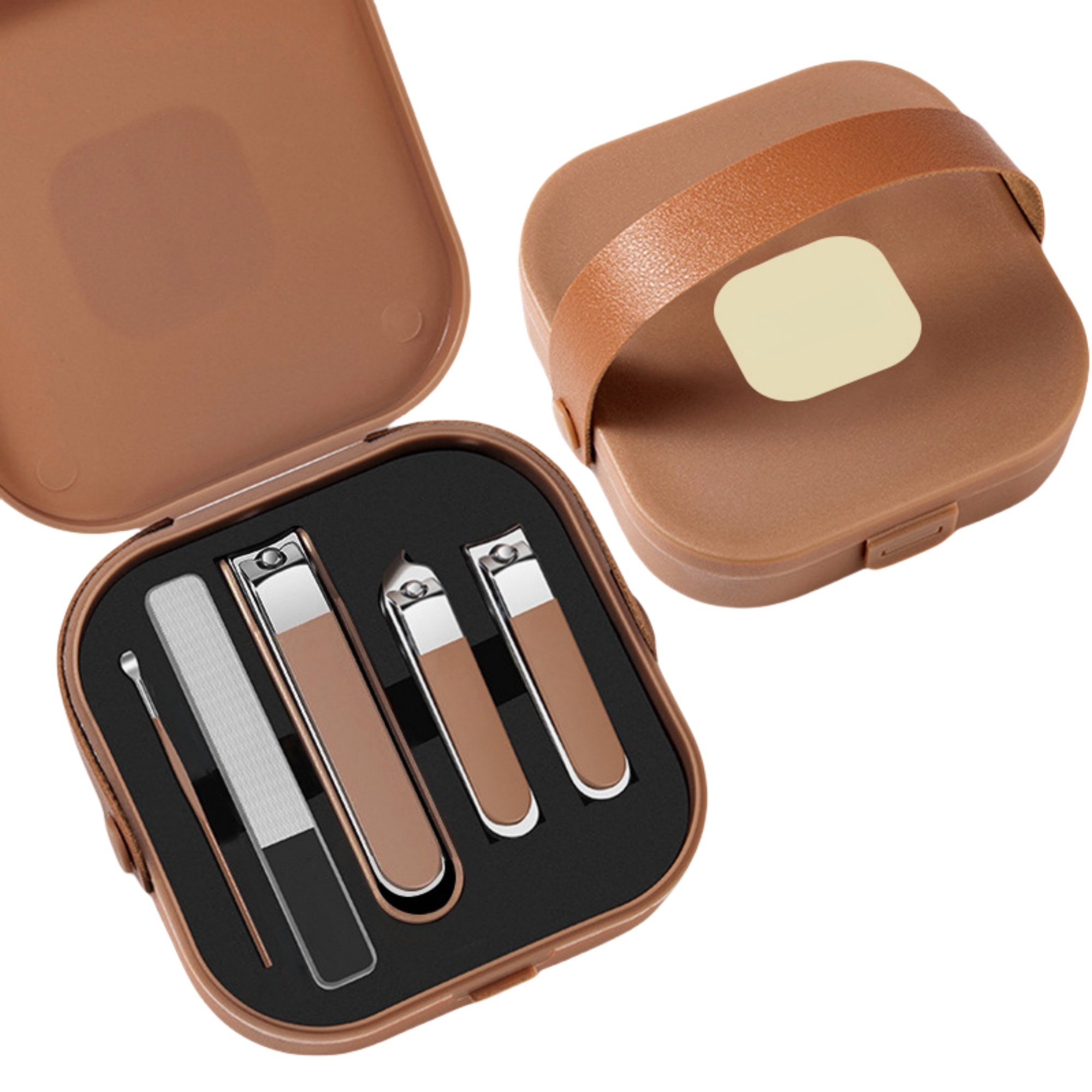 Portable Travel Mate Steel Nail Clippers Set 9
