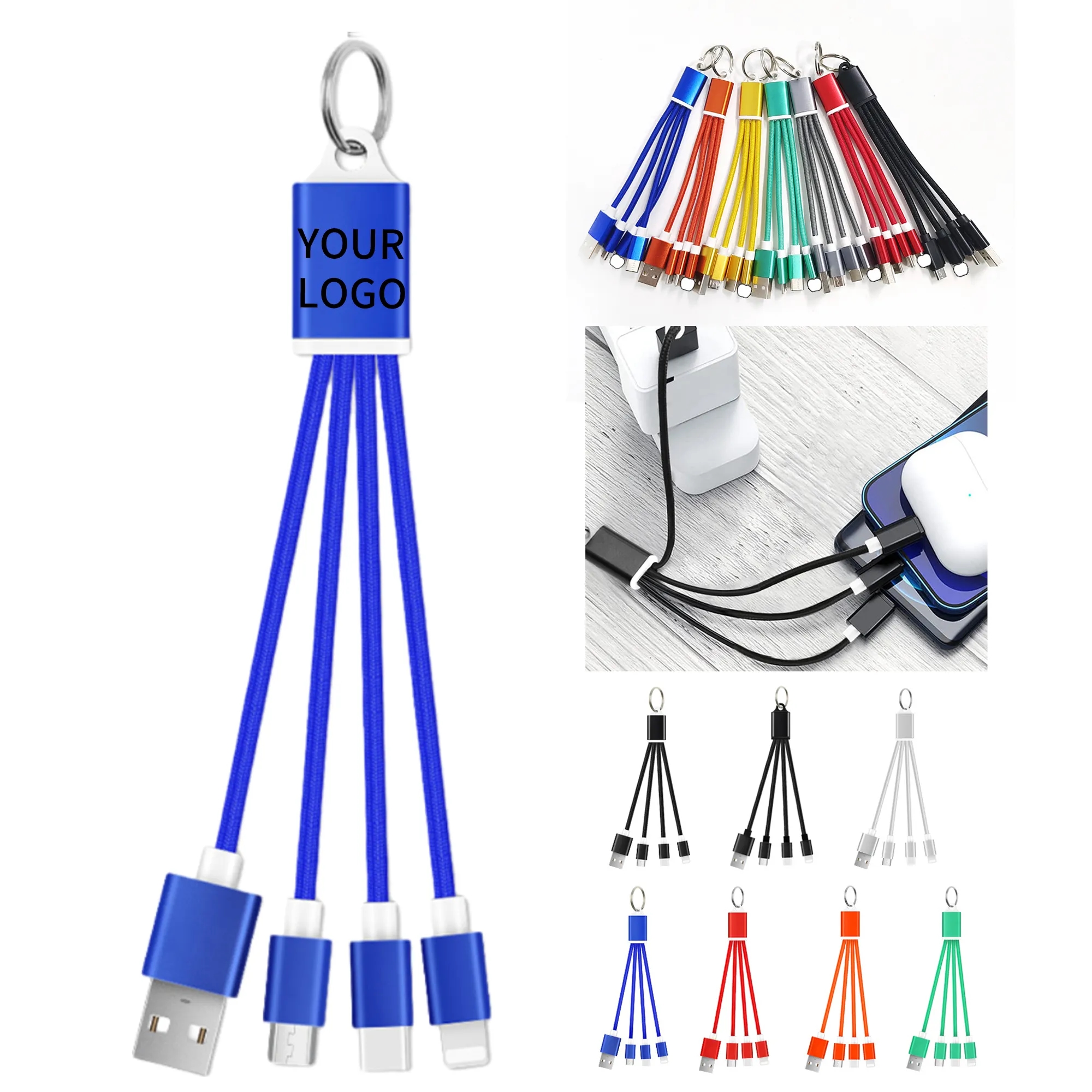 3-in-1 Charging Keychain