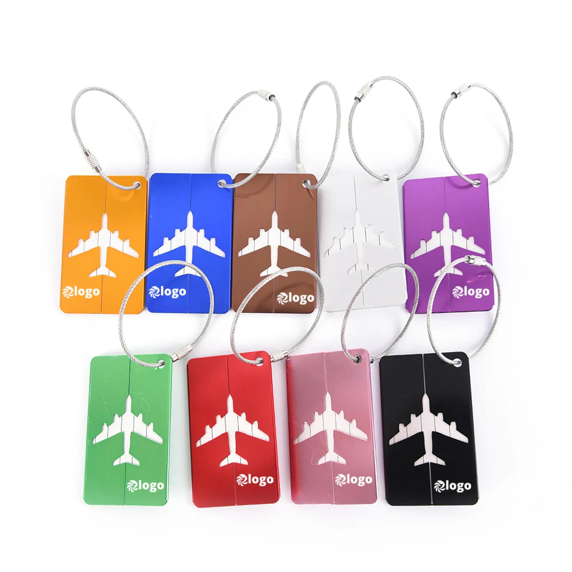Custom Aluminum Luggage Tag Moq 50pcs 11