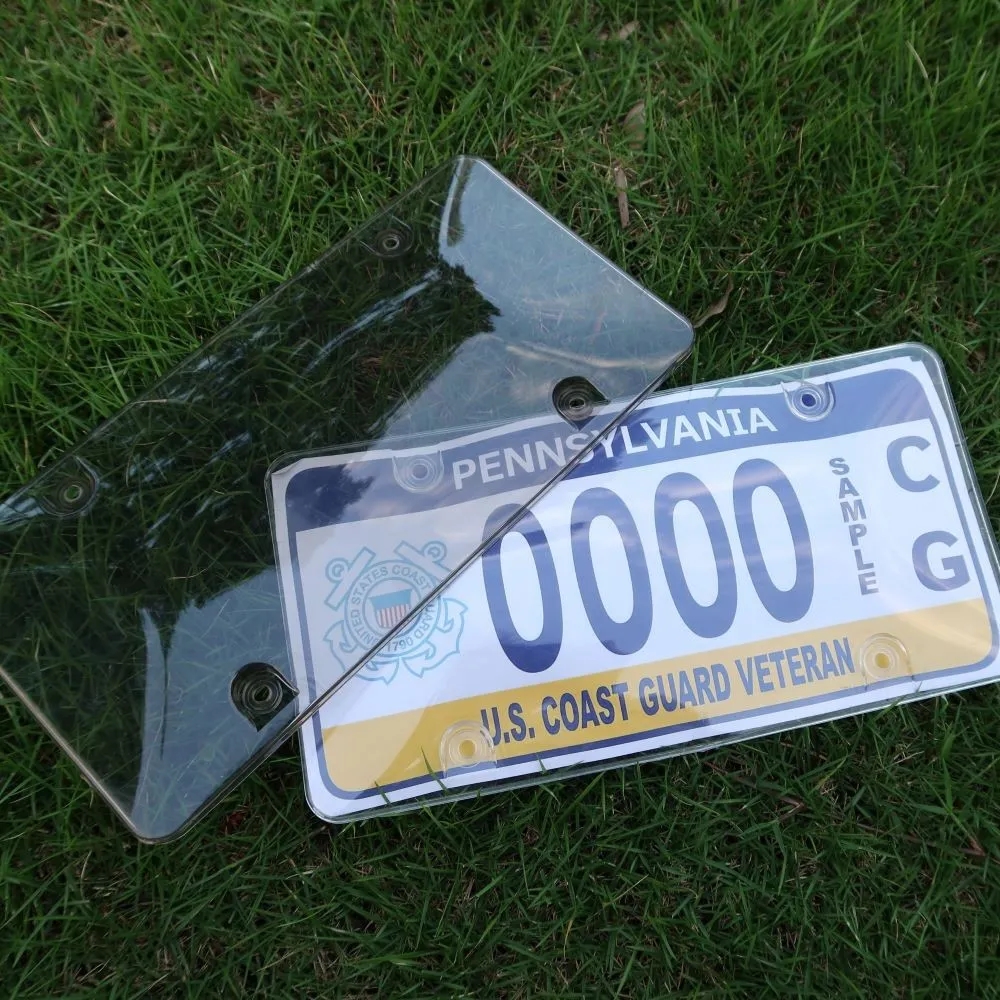 Clear License Plate Cover 8