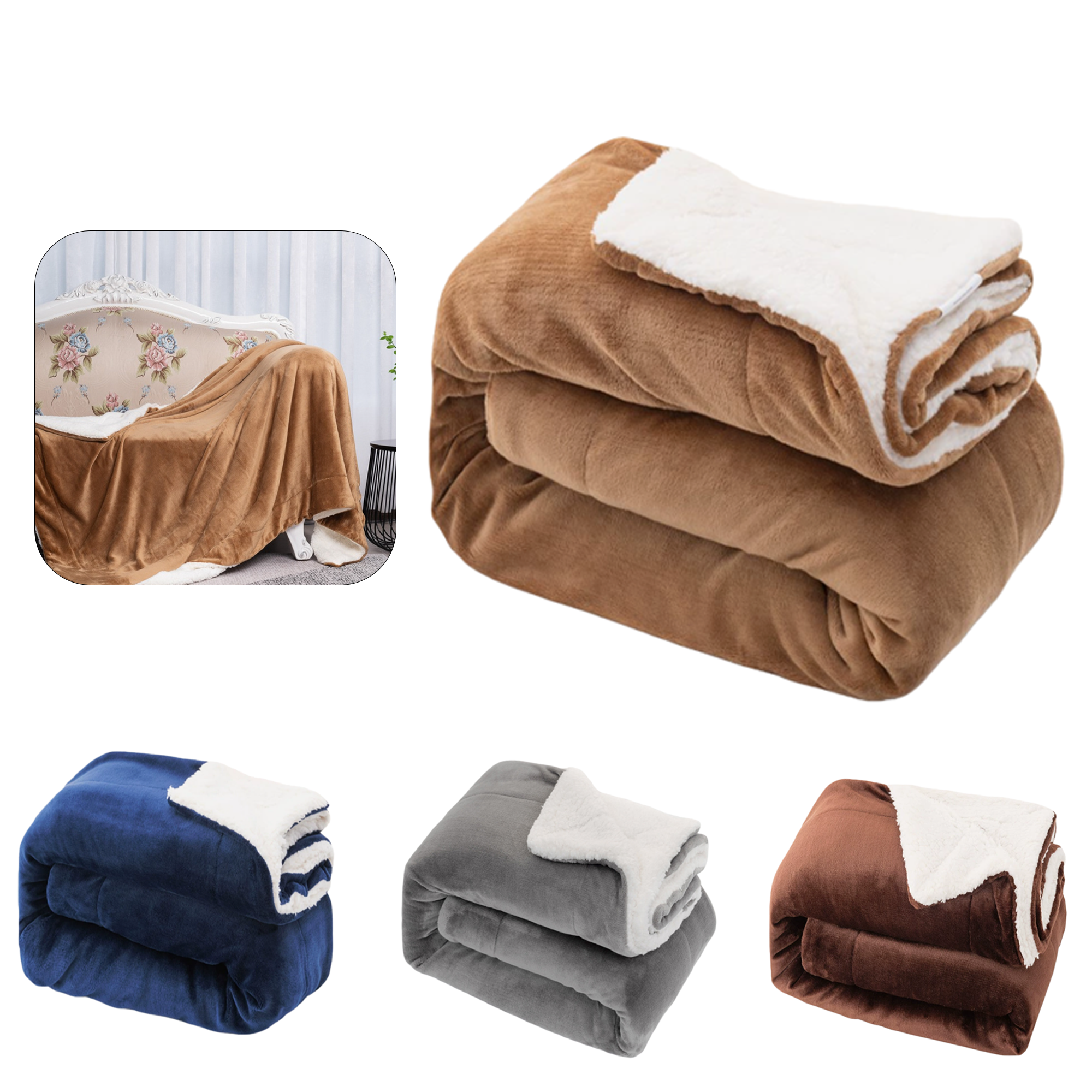 Micro Mink Sherpa Blanket