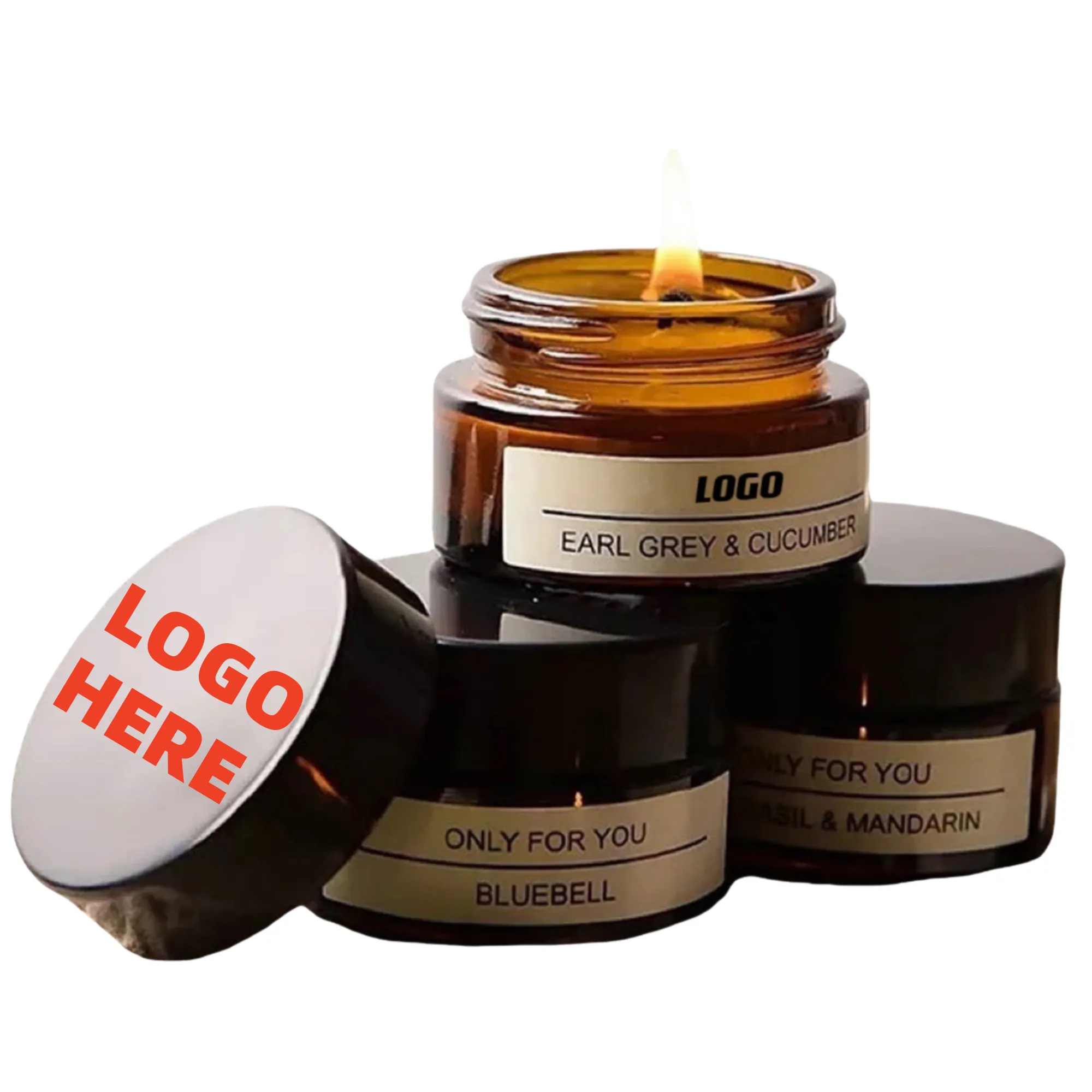 Scented Candle With Lid