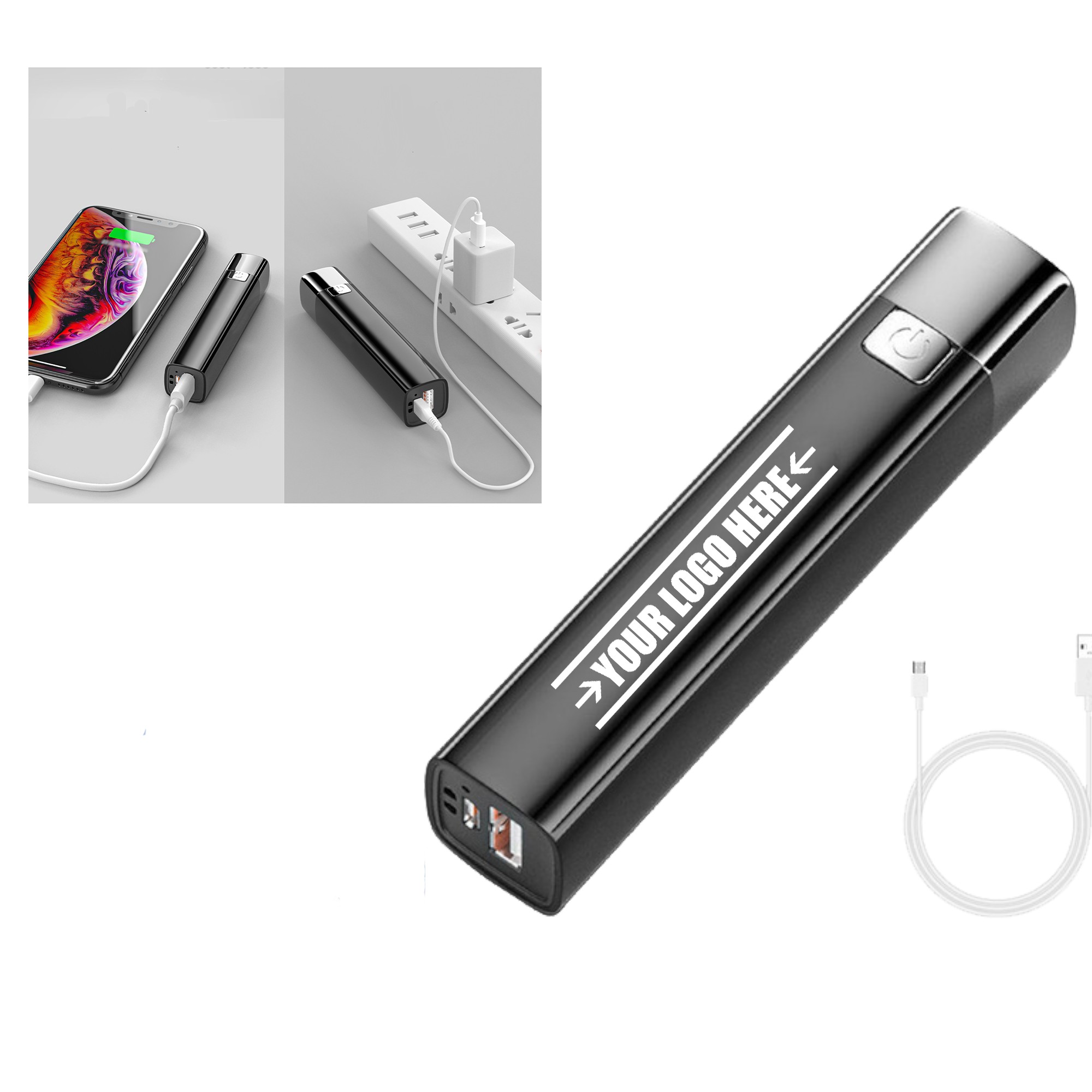 Mini Flashlight with Phone Charging Function