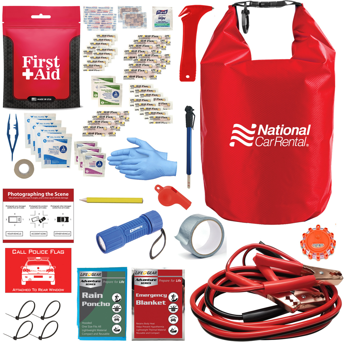 Dry Bag Auto Emergency Kit A76 Safety Made