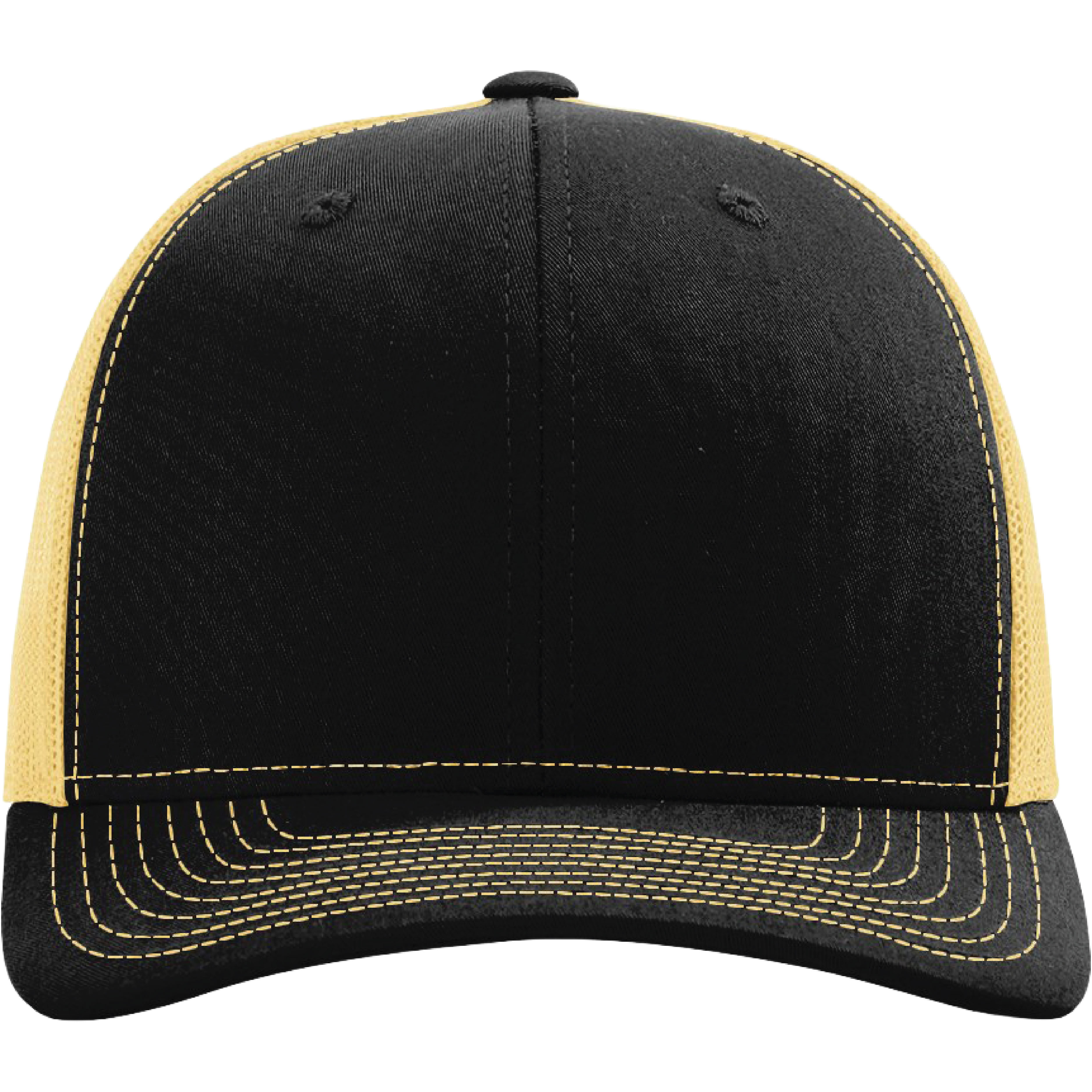 Richardson 112 6-Panel Snapback Trucker Hat w/Leatherette Adhesive Patches or Embroidery 297