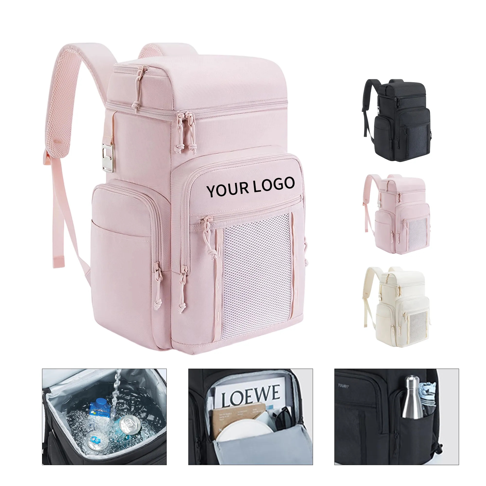 30L Leak-Proof Cooler Bag for Outdoor Events and Travel