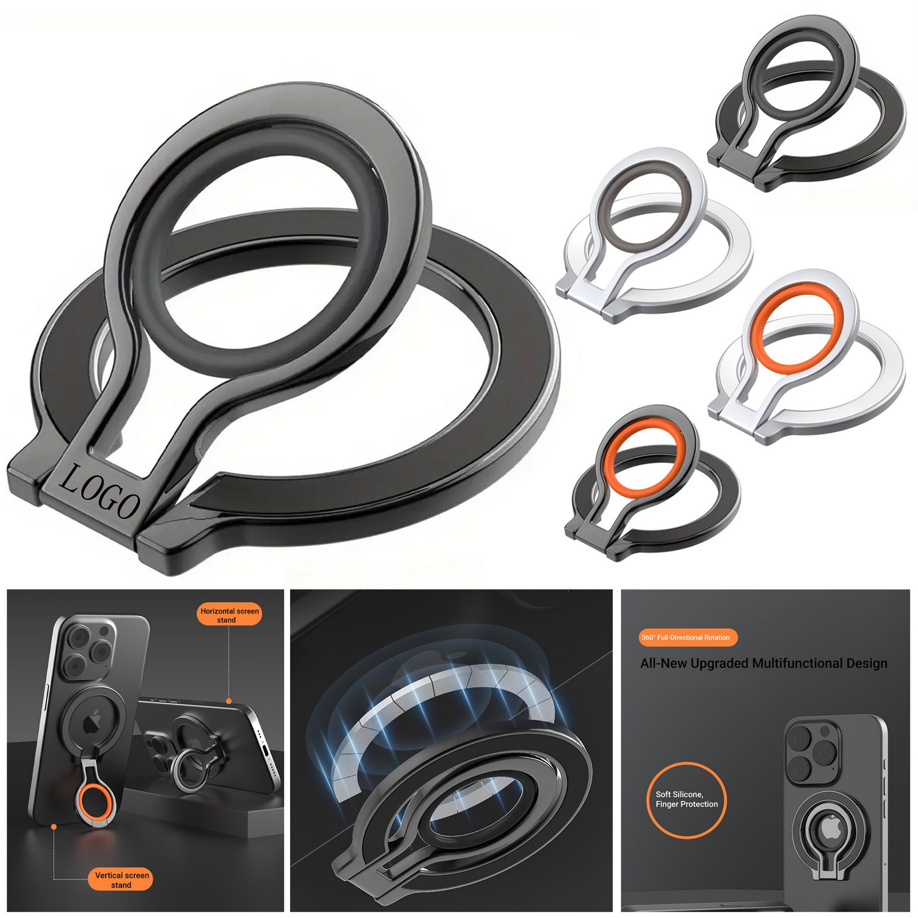 Magnetic Phone Ring Grip